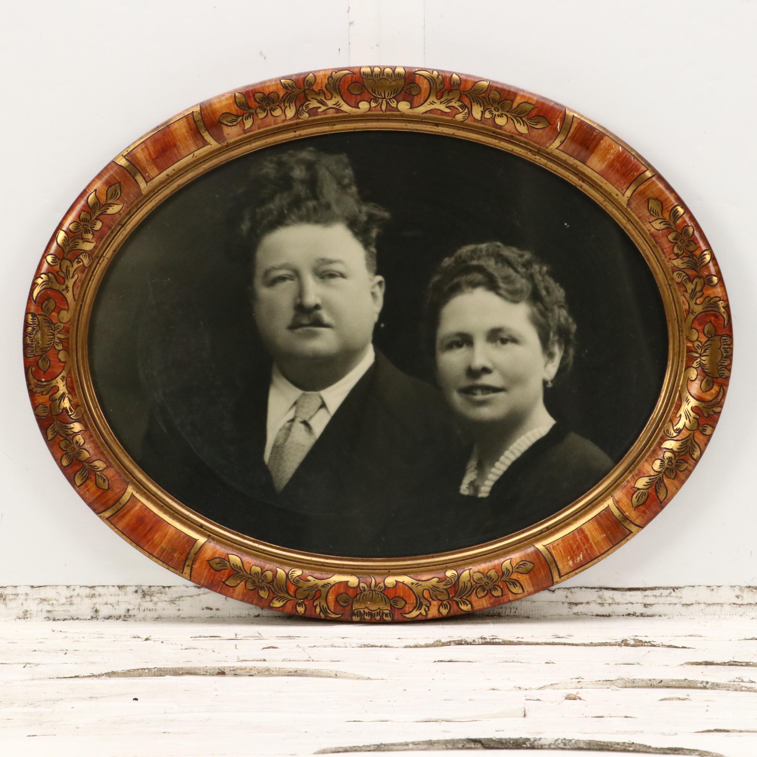 Portrait Photographs of Young Woman and Couple, Late 19th–20th Century