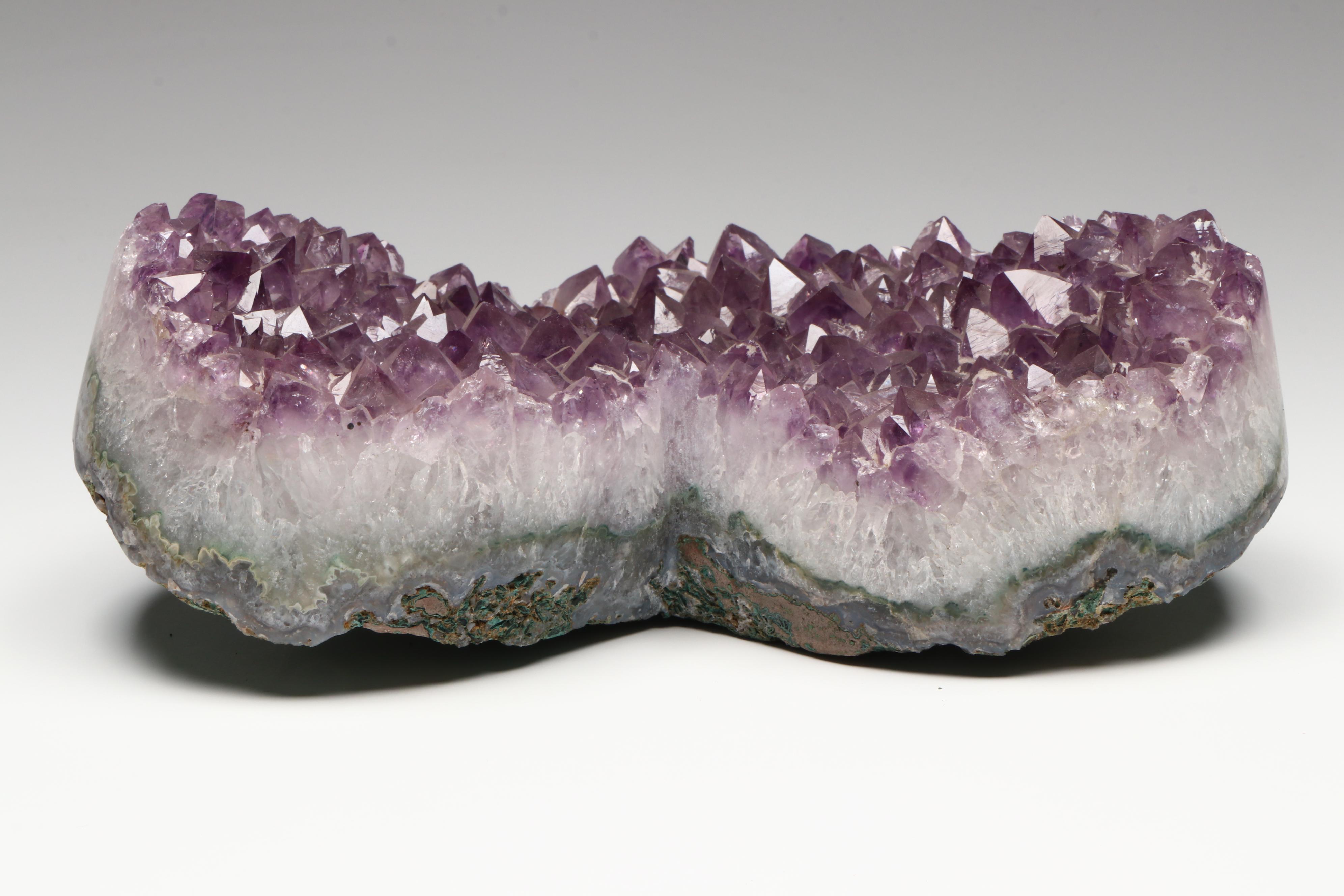 Brazilian Heart-Cut Amethyst Specimen