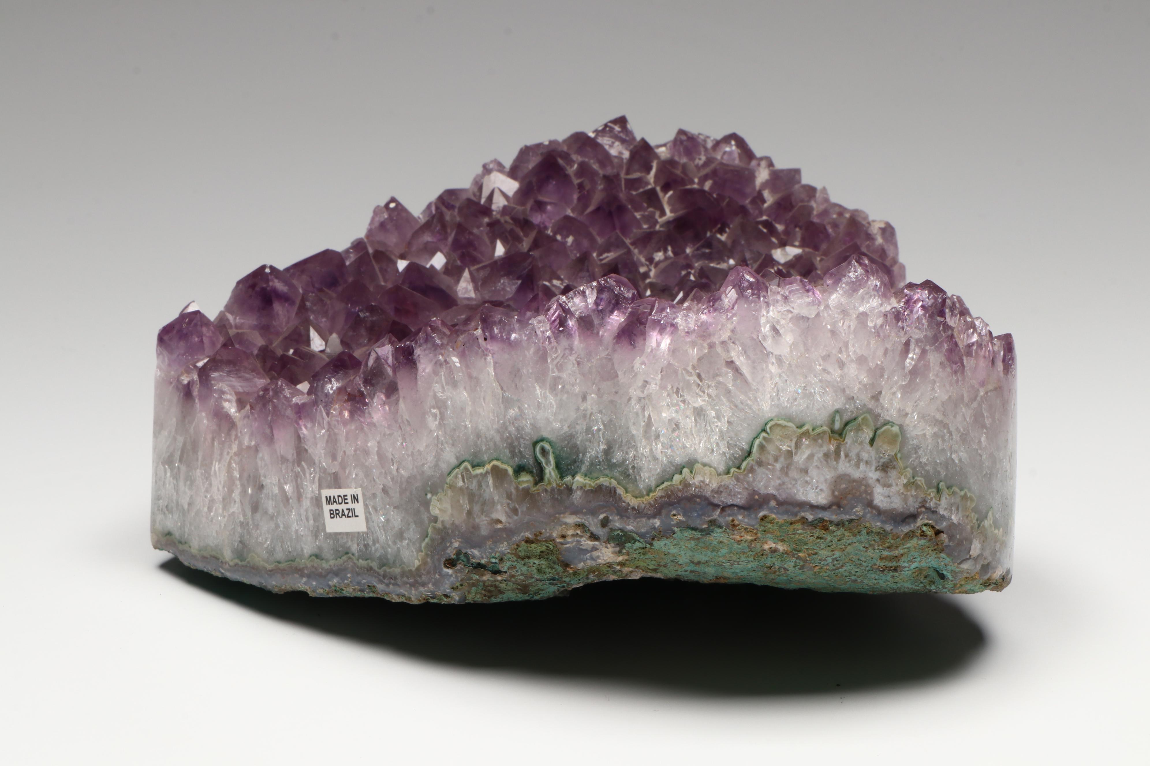 Brazilian Heart-Cut Amethyst Specimen