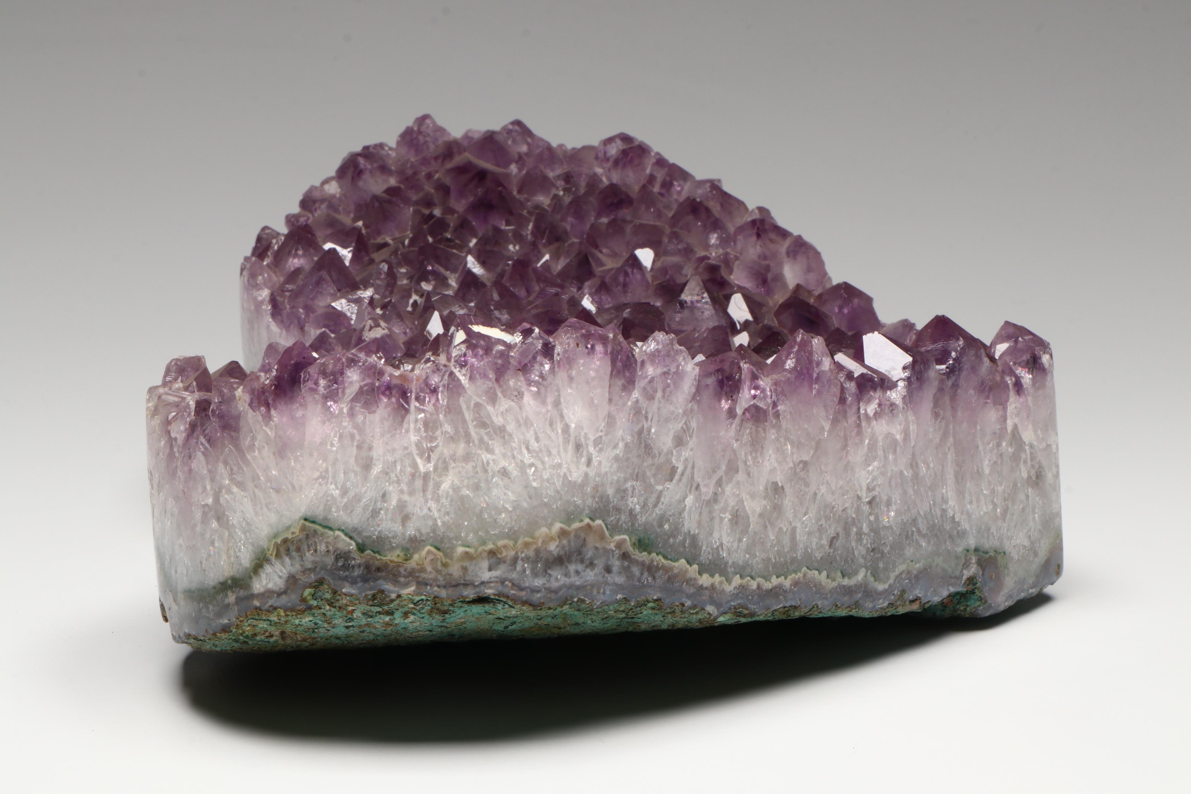 Brazilian Heart-Cut Amethyst Specimen
