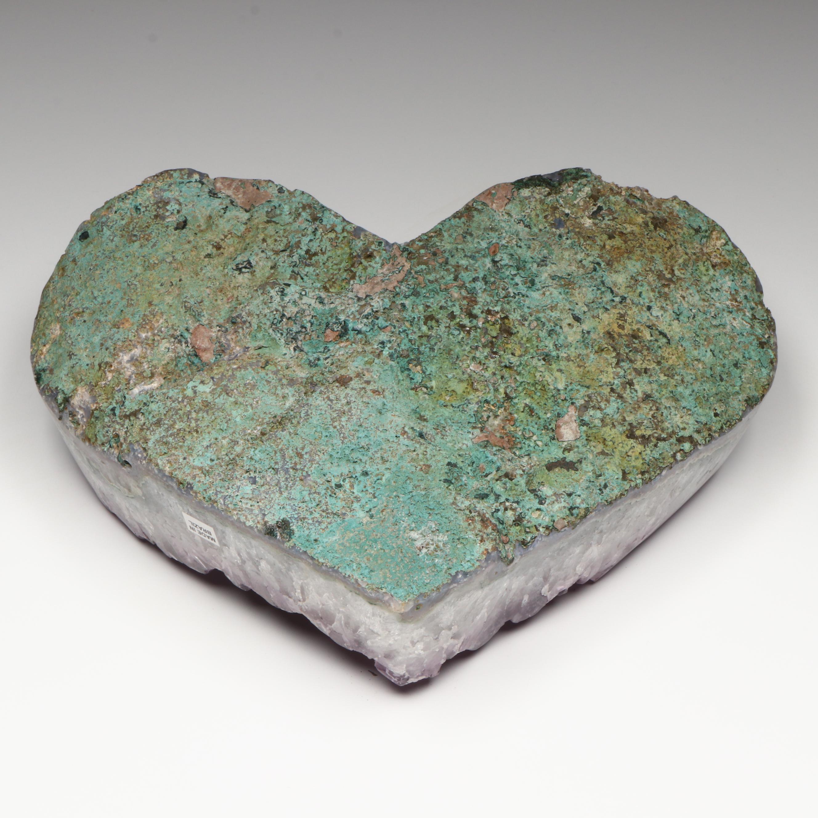 Brazilian Heart-Cut Amethyst Specimen