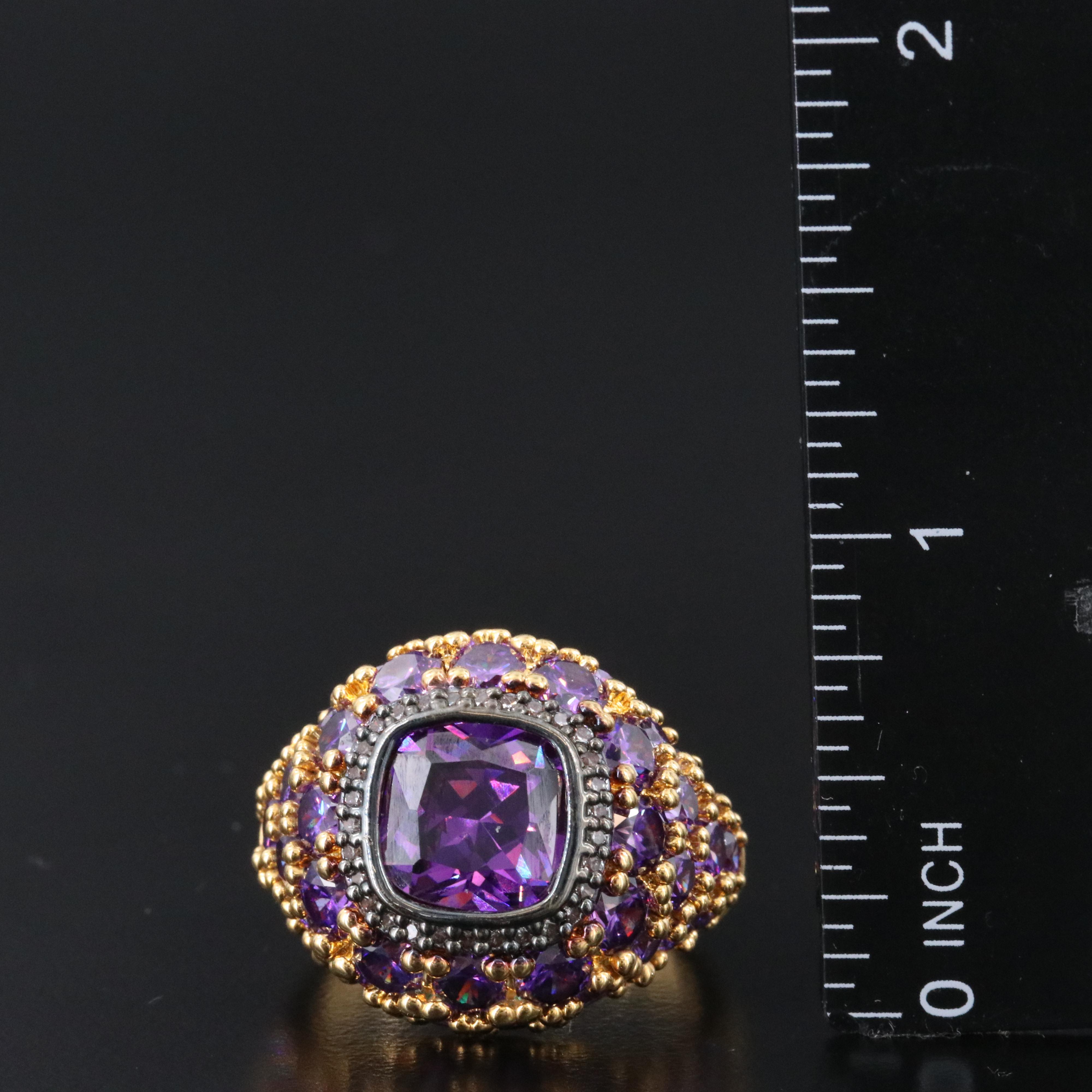 CZ Bombé Ring