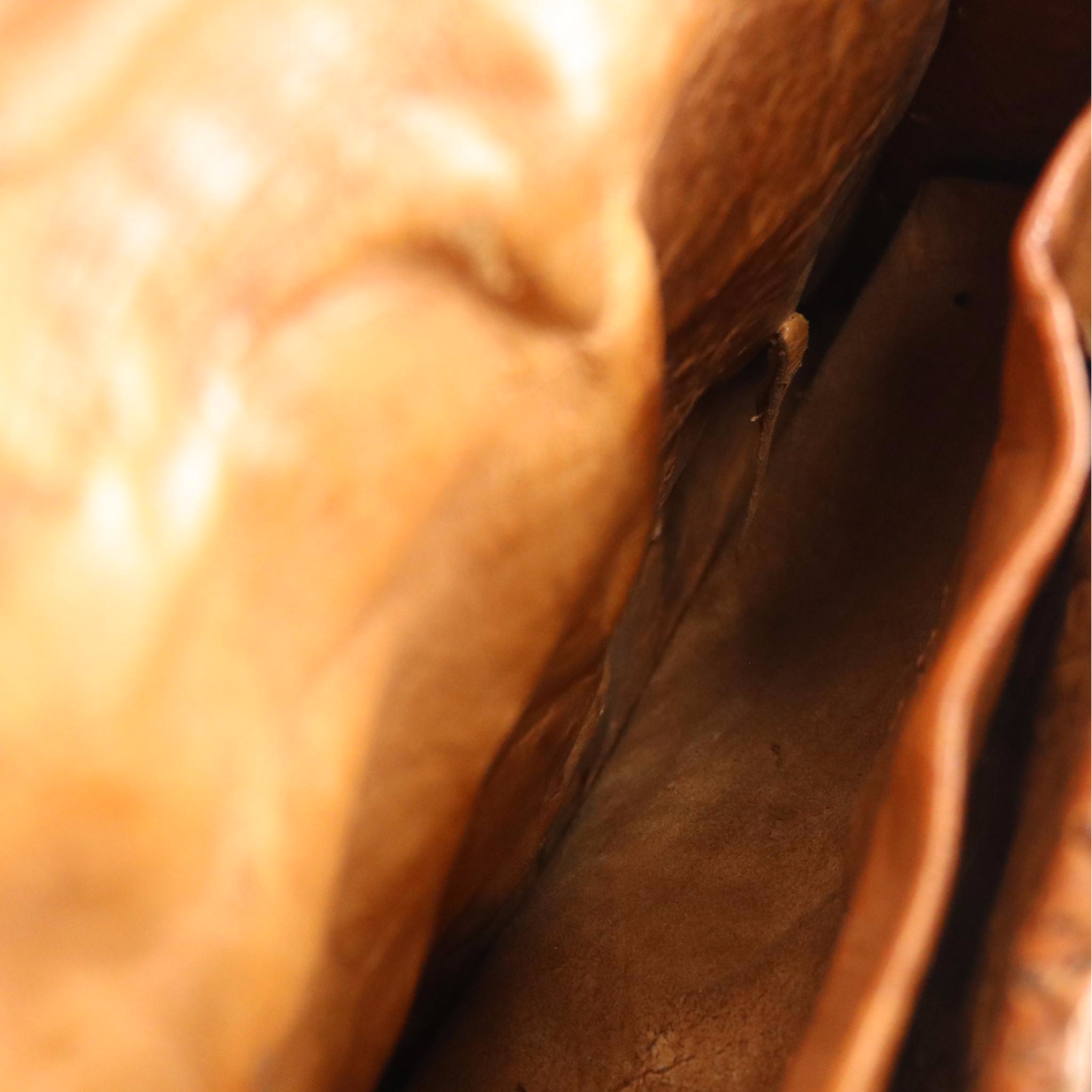 Hornback Alligator Skin Large Satchel