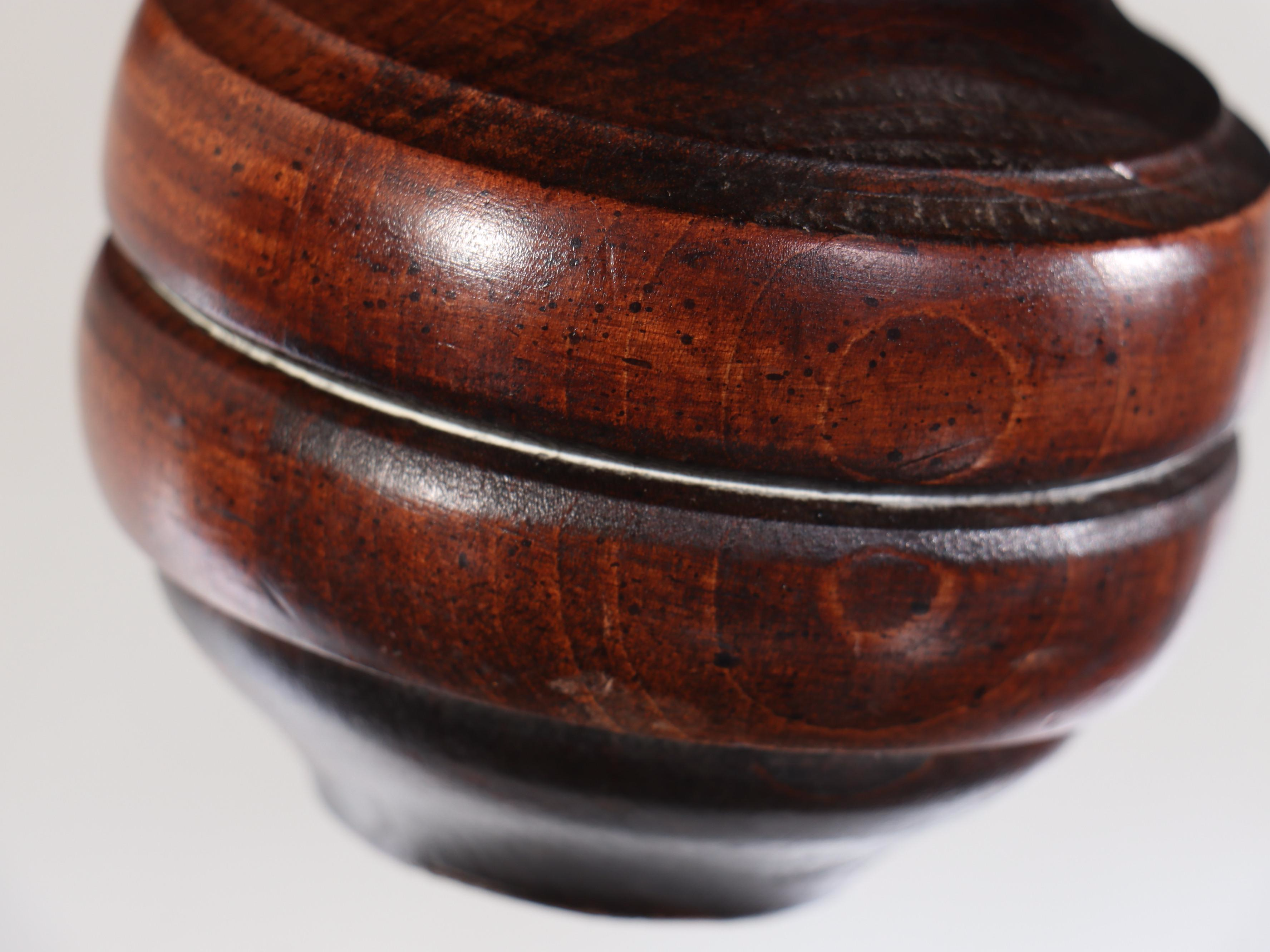 Sam Moore Leather Armchair and Ottoman