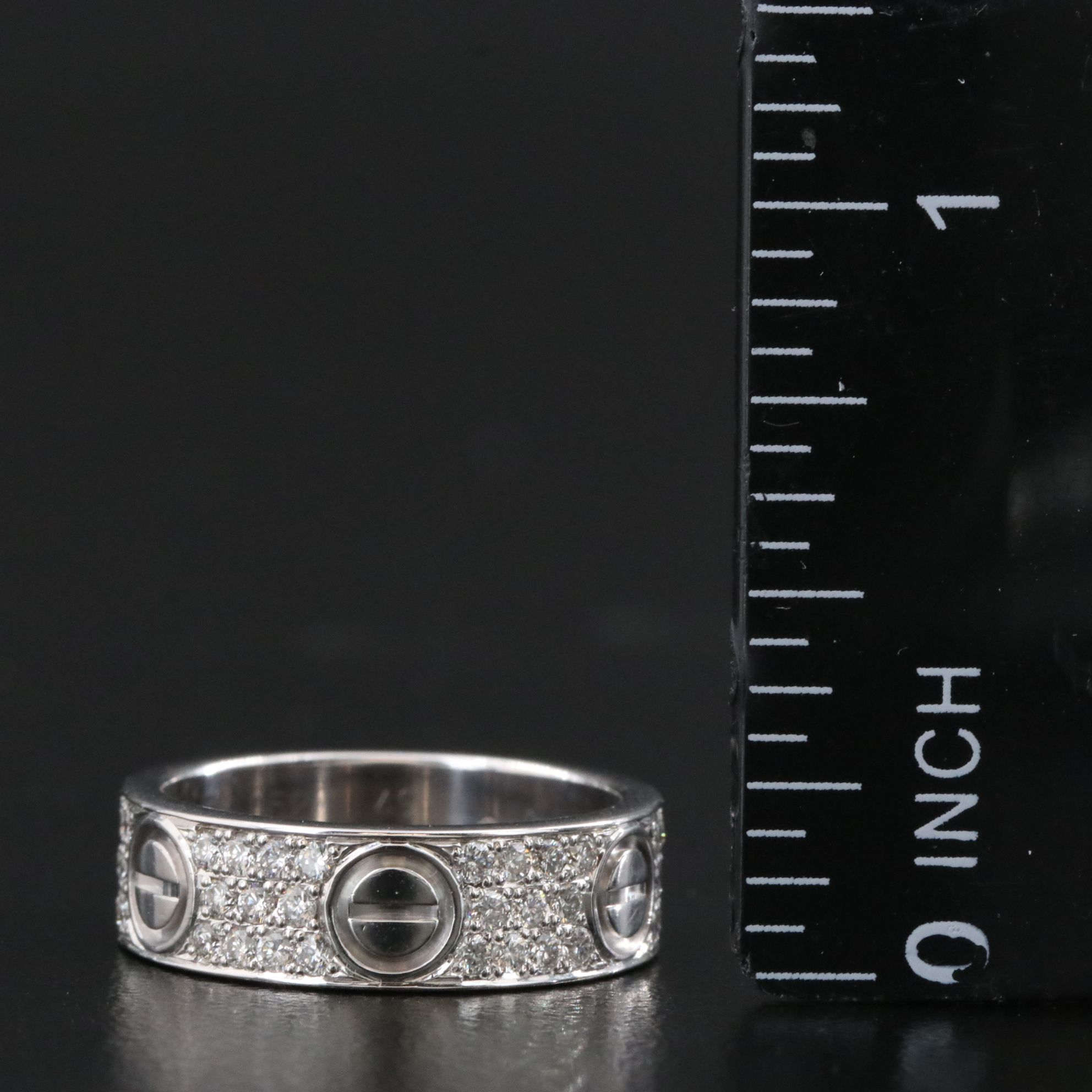 Cartier LOVE 18K 0.66 CTW Diamond Paved Band