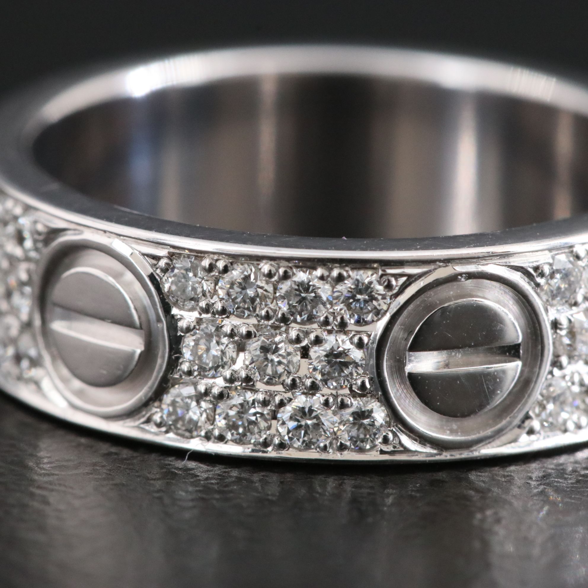 Cartier LOVE 18K 0.66 CTW Diamond Paved Band
