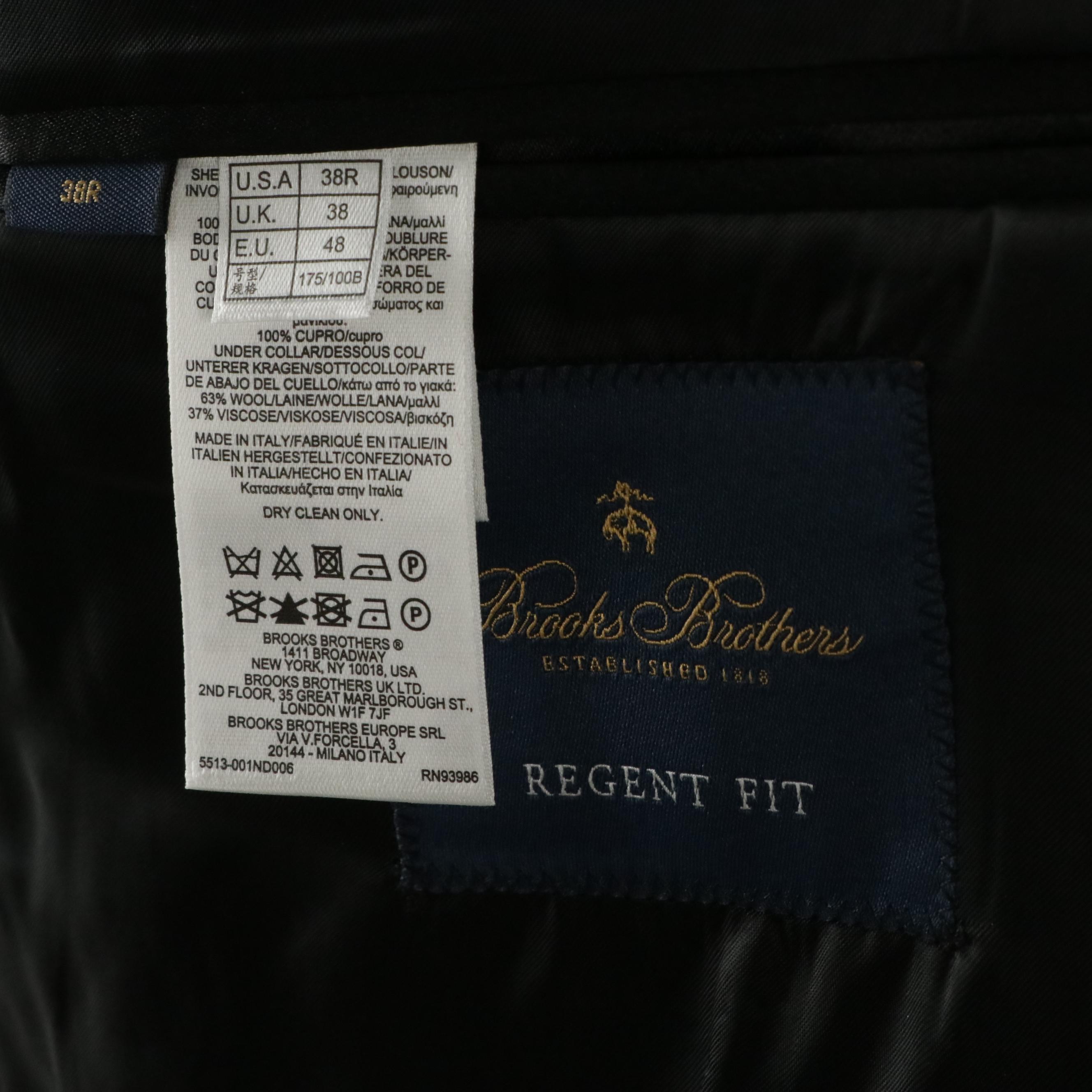 Men's Brooks Brothers Regent Fit Sports Coat in Red and Green Plaid Wool