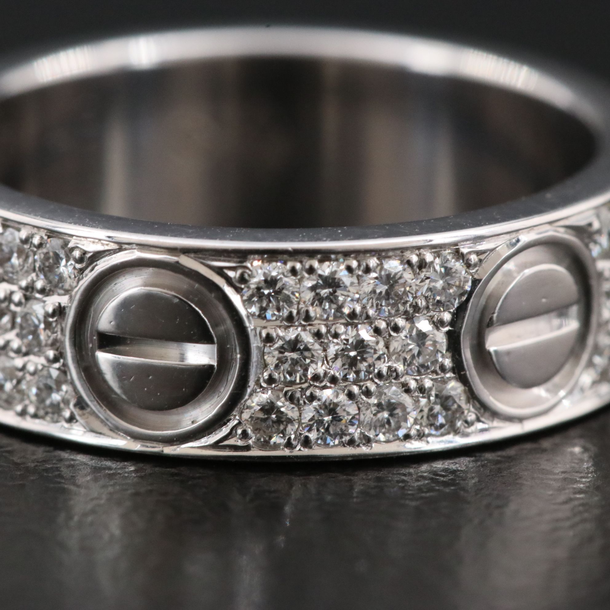 Cartier LOVE 18K 0.66 CTW Diamond Paved Band