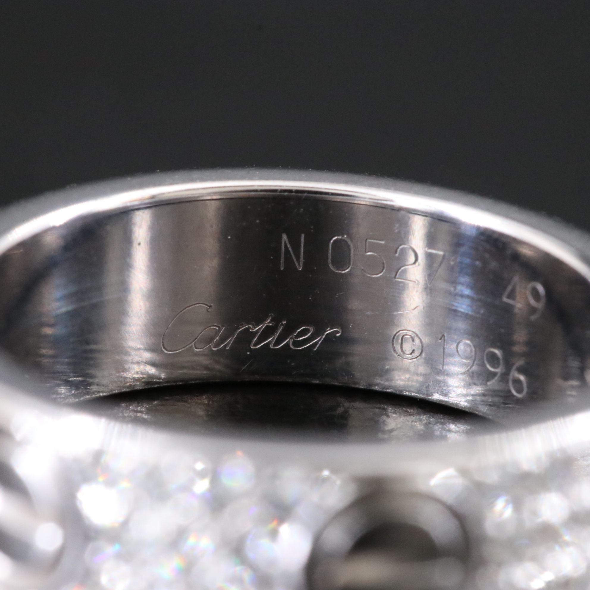 Cartier LOVE 18K 0.66 CTW Diamond Paved Band