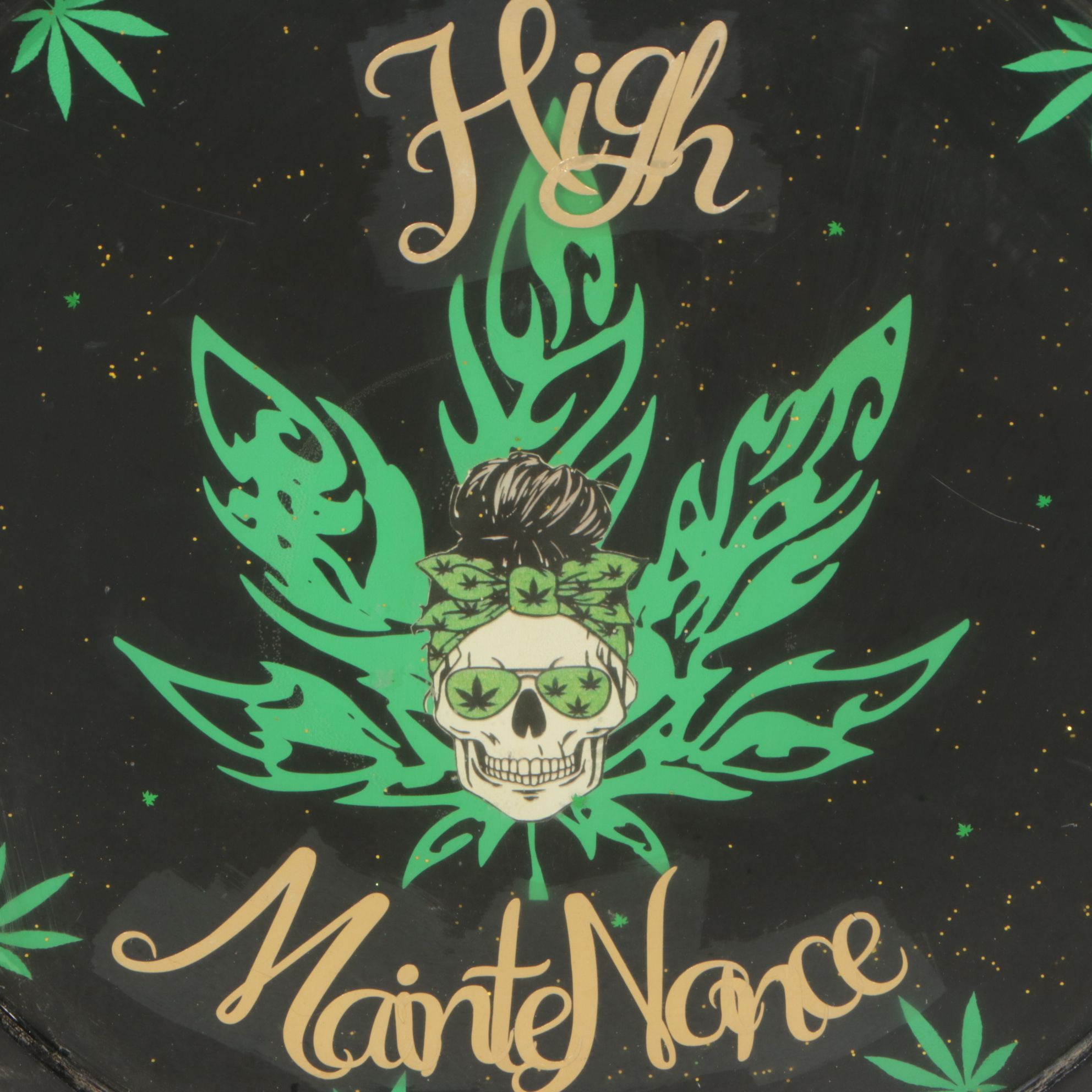 Acrylic Mixed Media Wall Decor "High Maintenance"