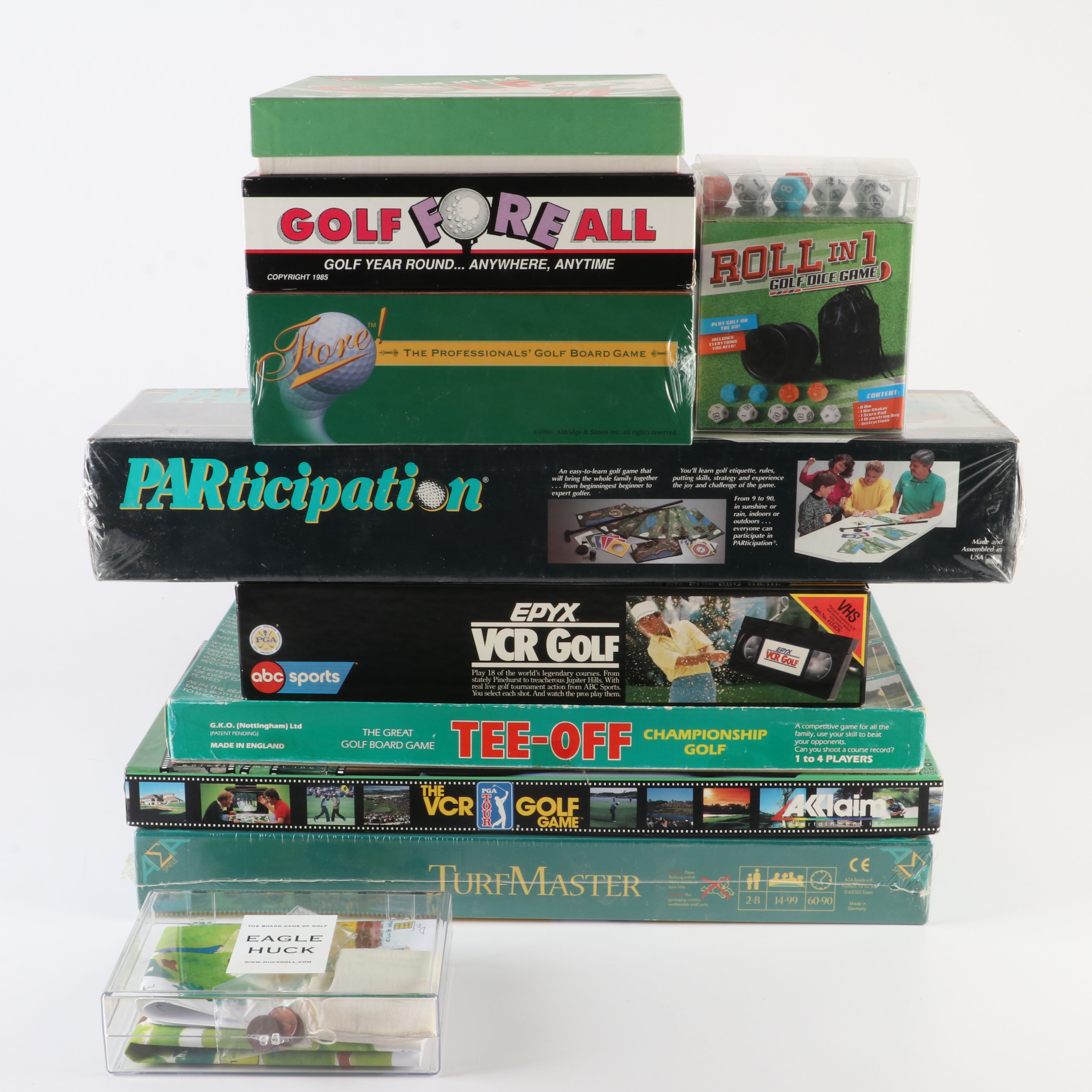 "TurfMaster Delux", "VCR Golf" and More Golf Themed Board Games