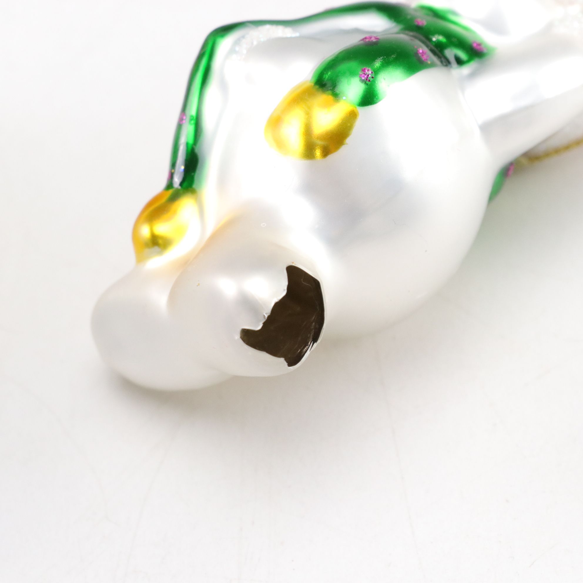 Santa Claus & Frosty the Snowman Glass Ornament Collection