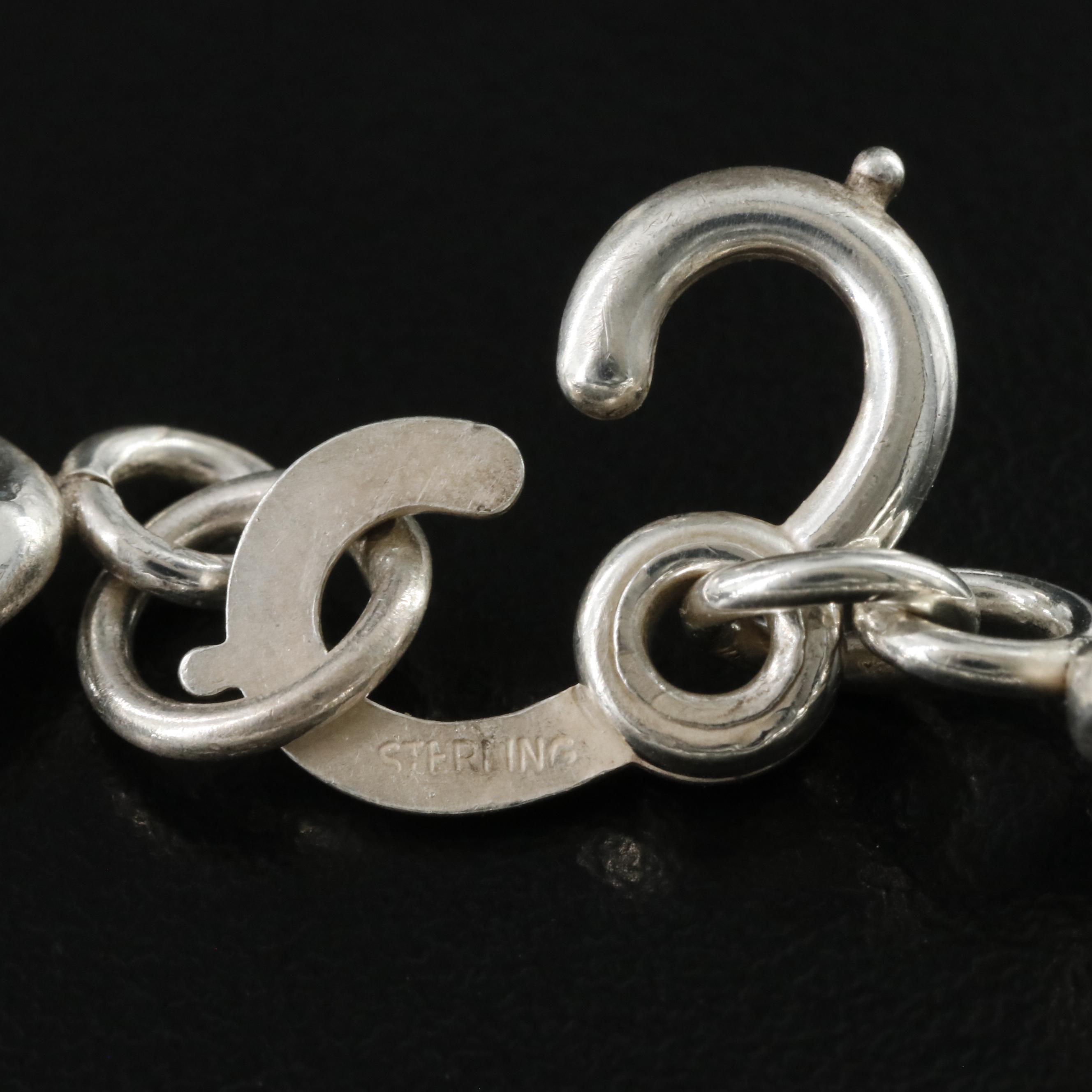 Vintage Sterling "Rich" Bracelet