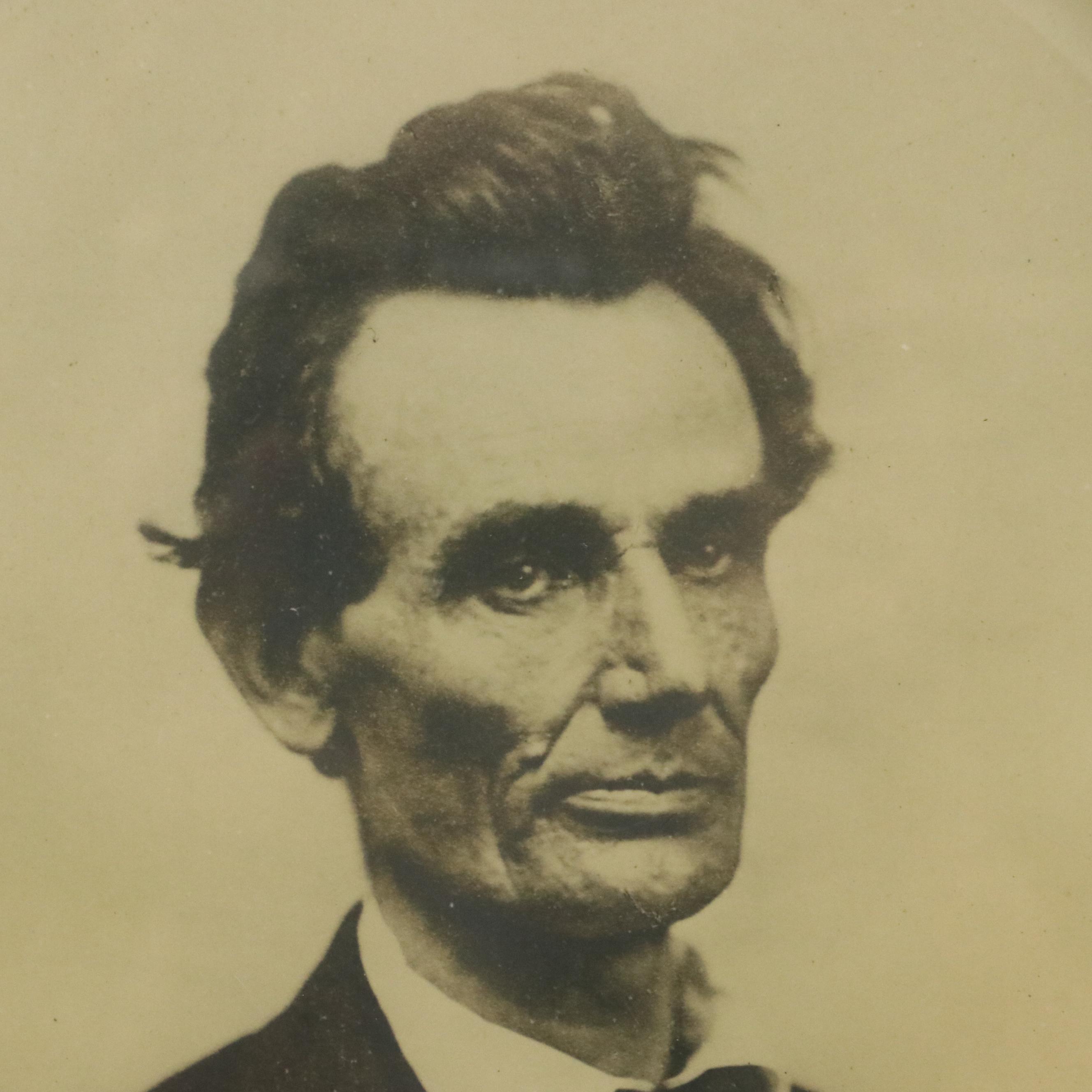 Photogravure and Reproduction Photograph Portraits of Abraham Lincoln