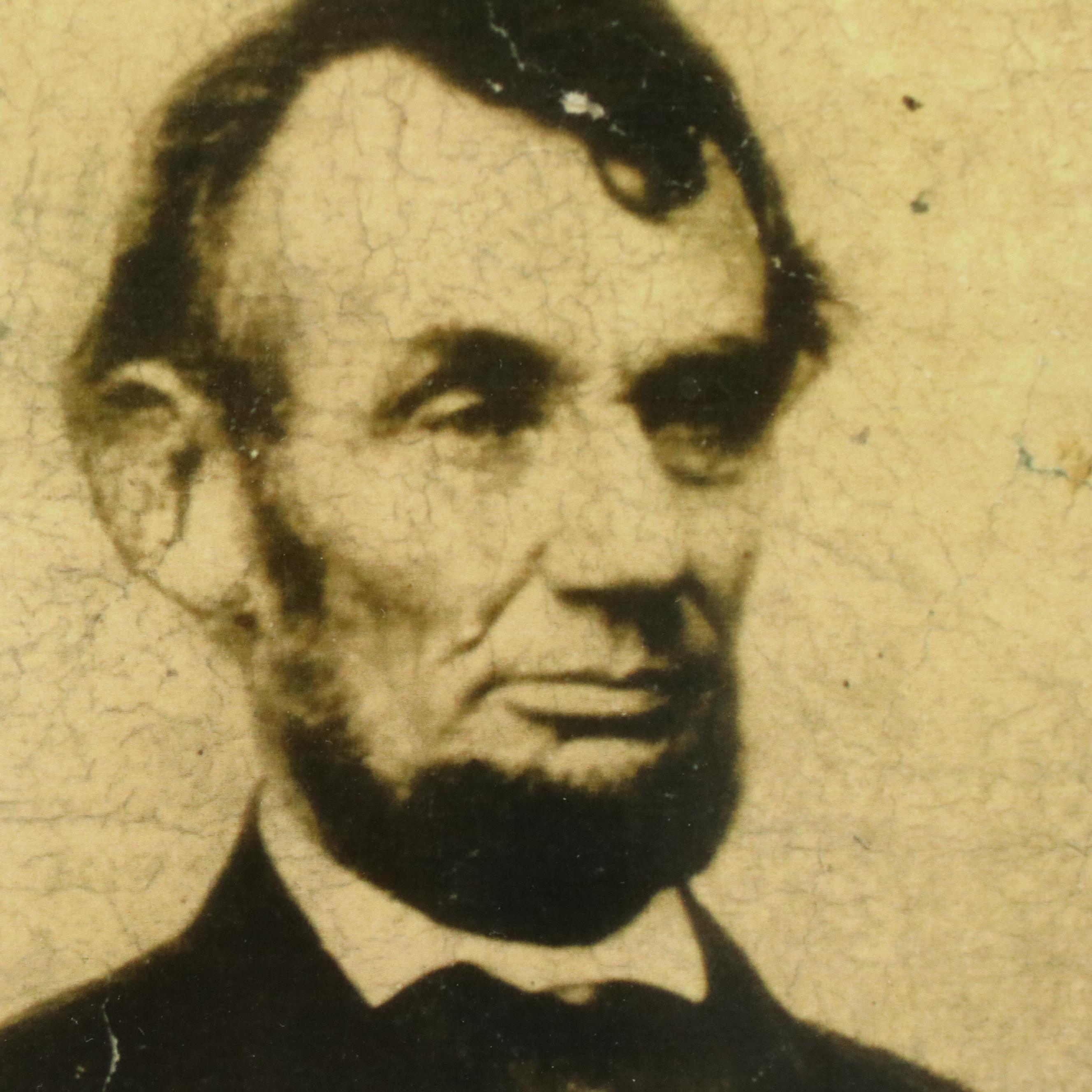 Photogravure and Reproduction Photograph Portraits of Abraham Lincoln