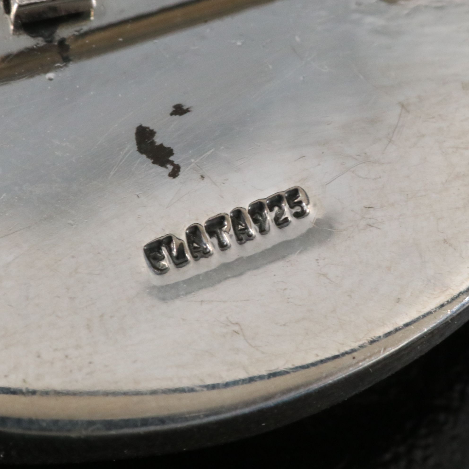 Sterling Spiral Converter Brooch