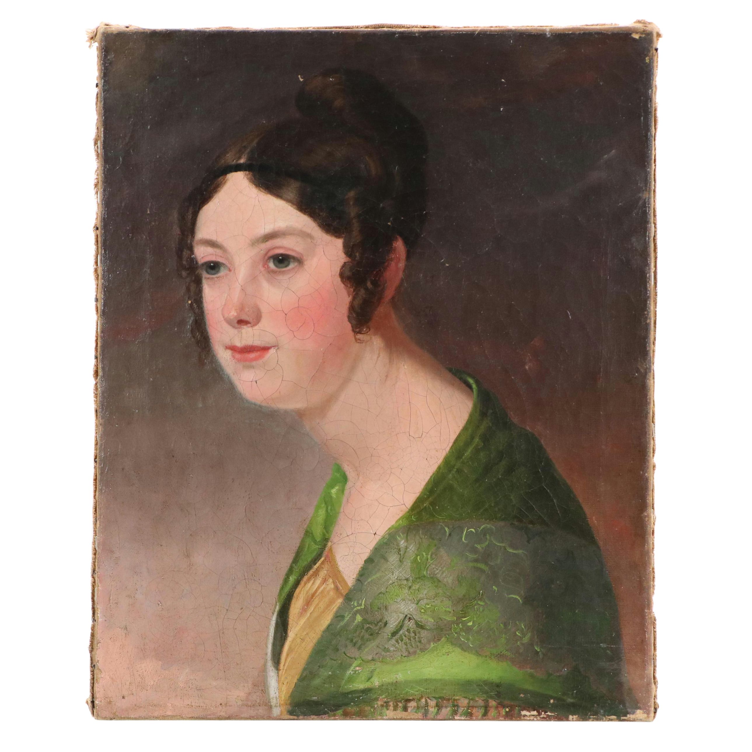 Oil Portrait, Early 20th Century