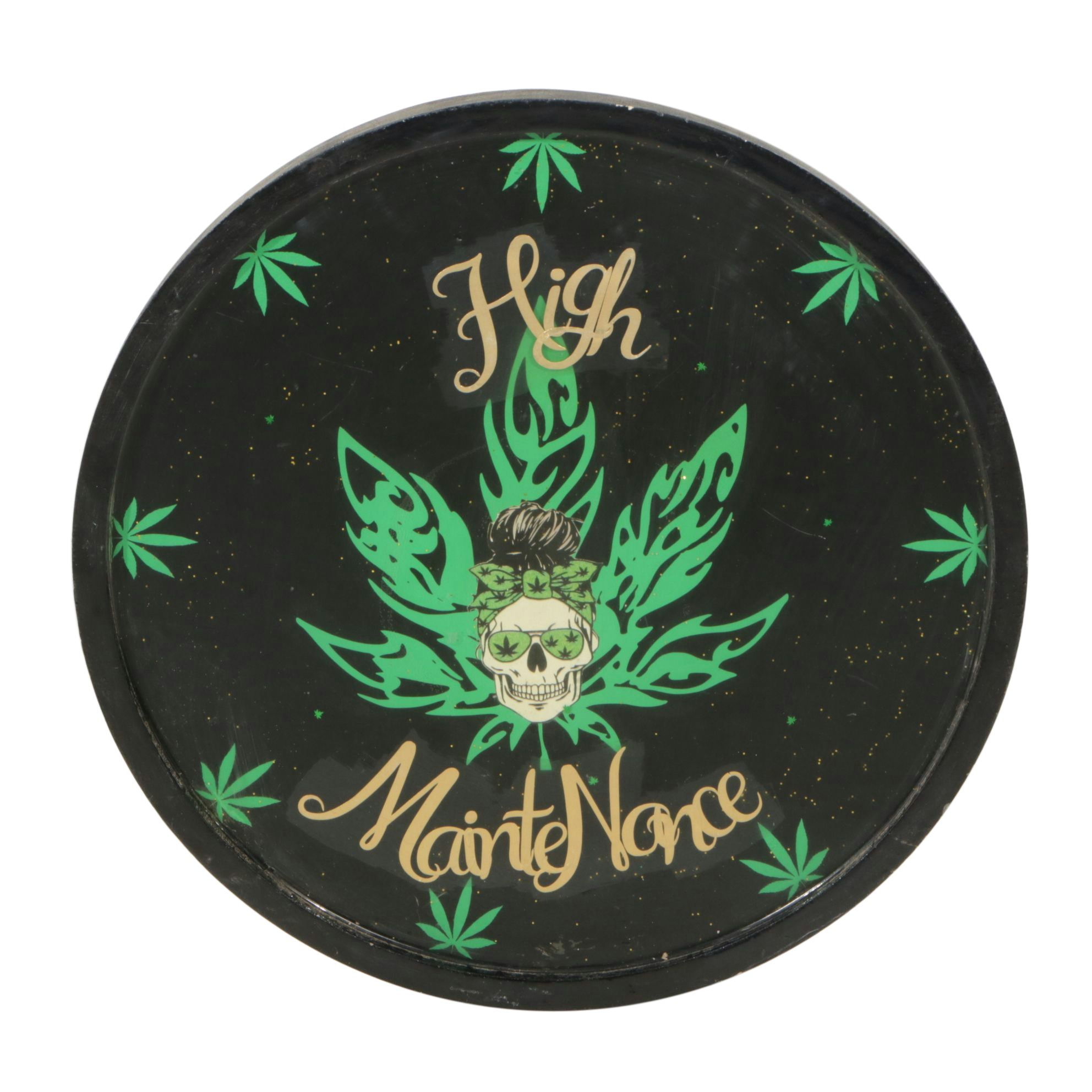 Acrylic Mixed Media Wall Decor "High Maintenance"