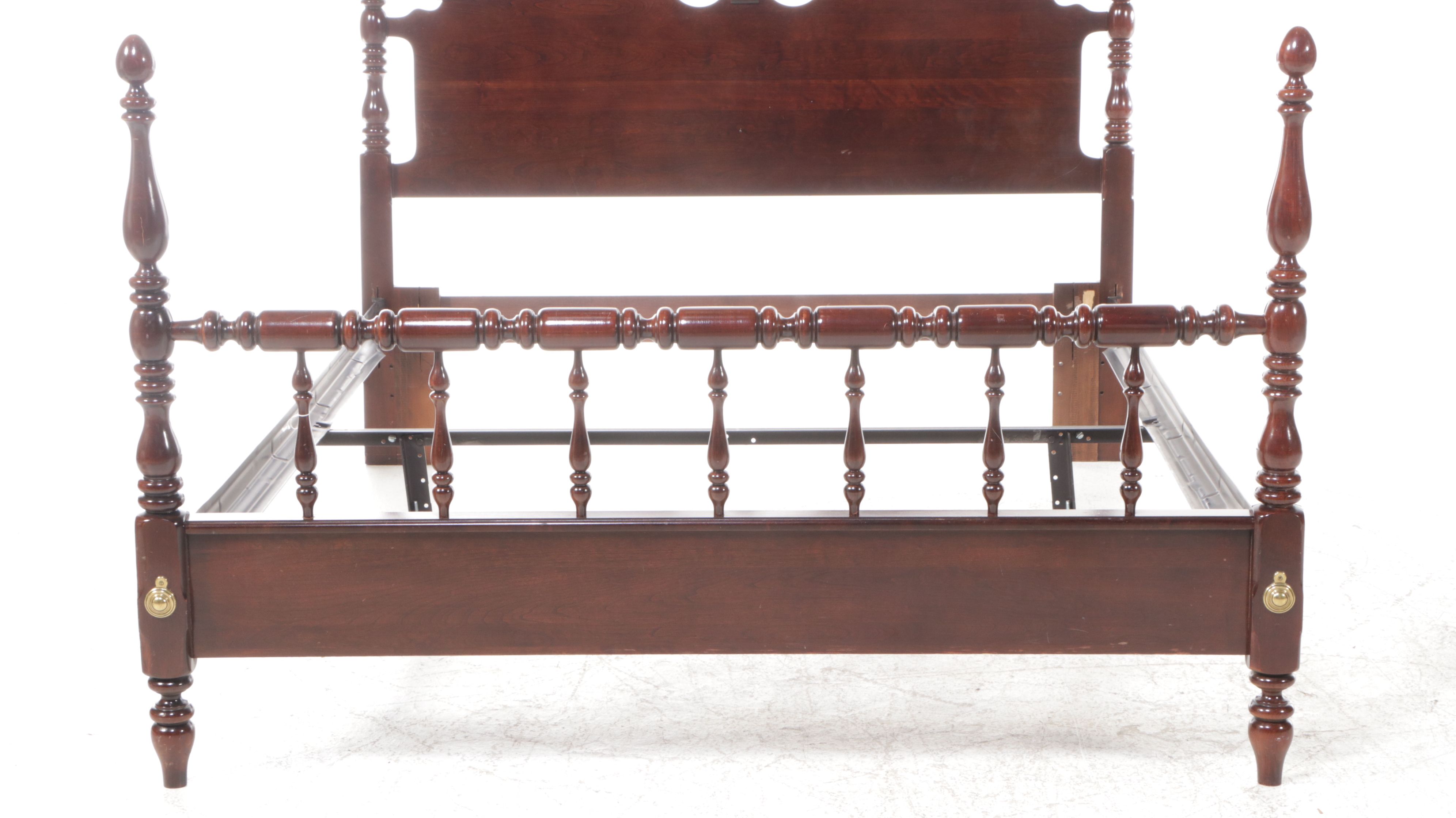 Kincaid Cherry Mountain III Federal Style Four-Poster Bed and Nightstand