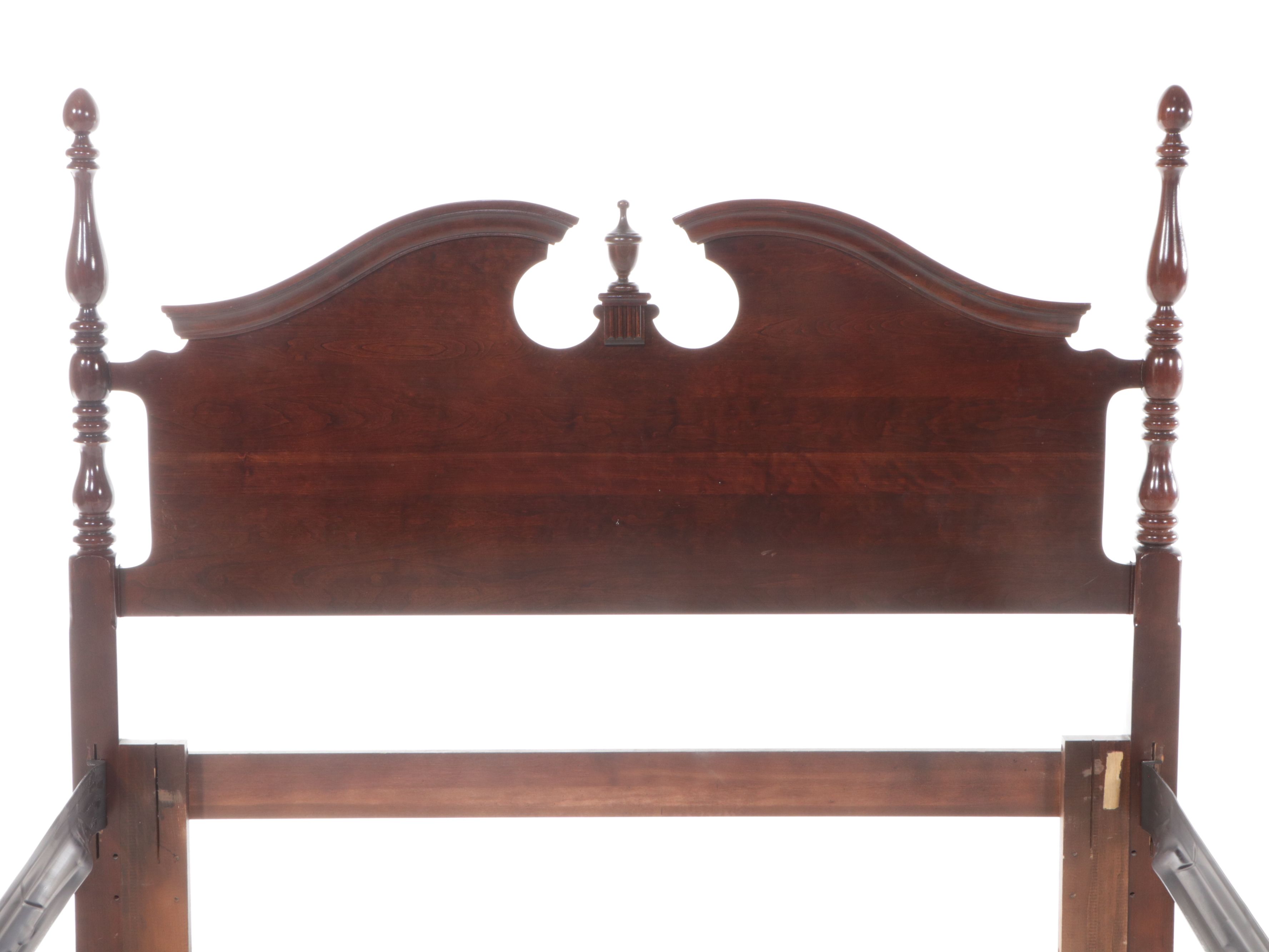 Kincaid Cherry Mountain III Federal Style Four-Poster Bed and Nightstand