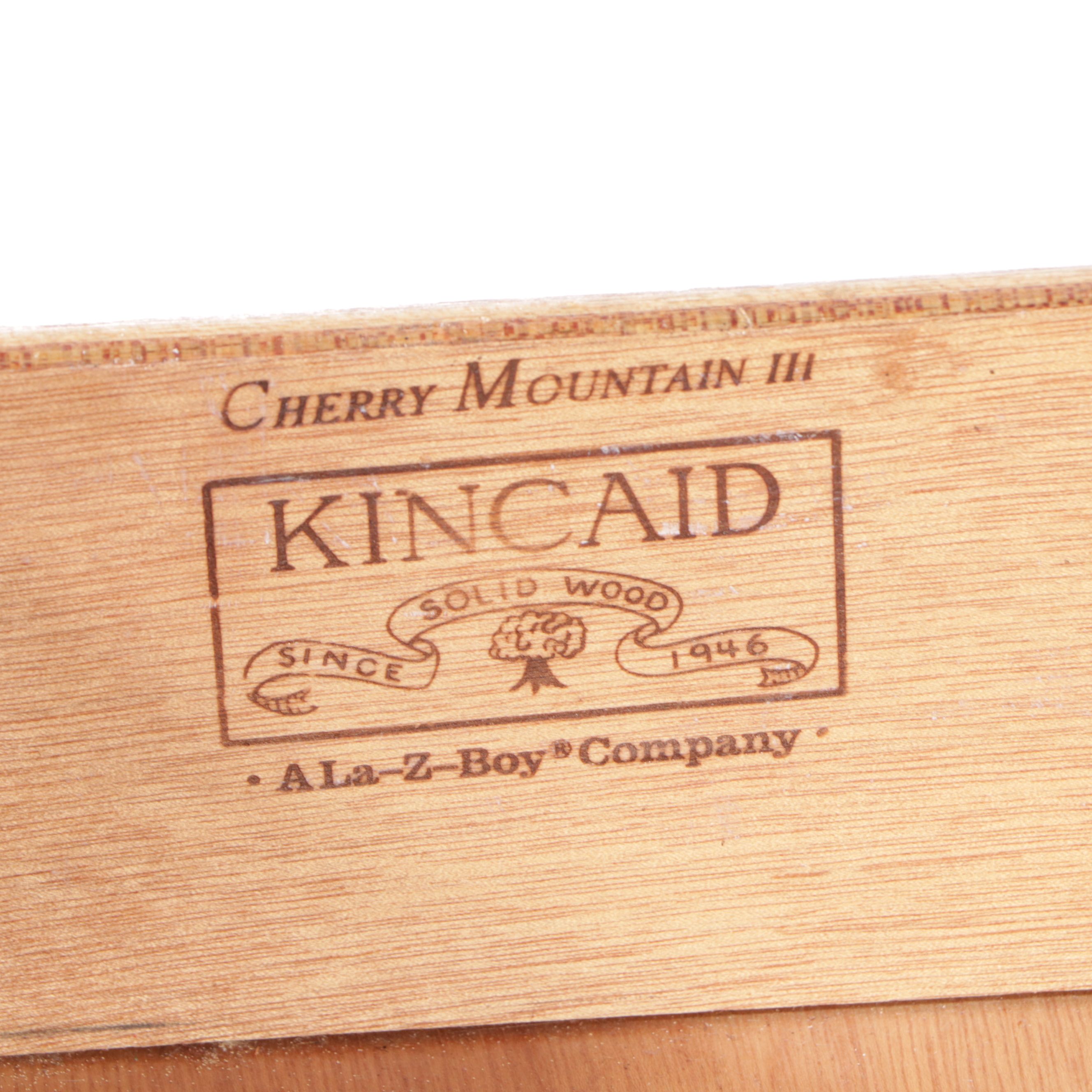 Kincaid Cherry Mountain III Federal Style Four-Poster Bed and Nightstand