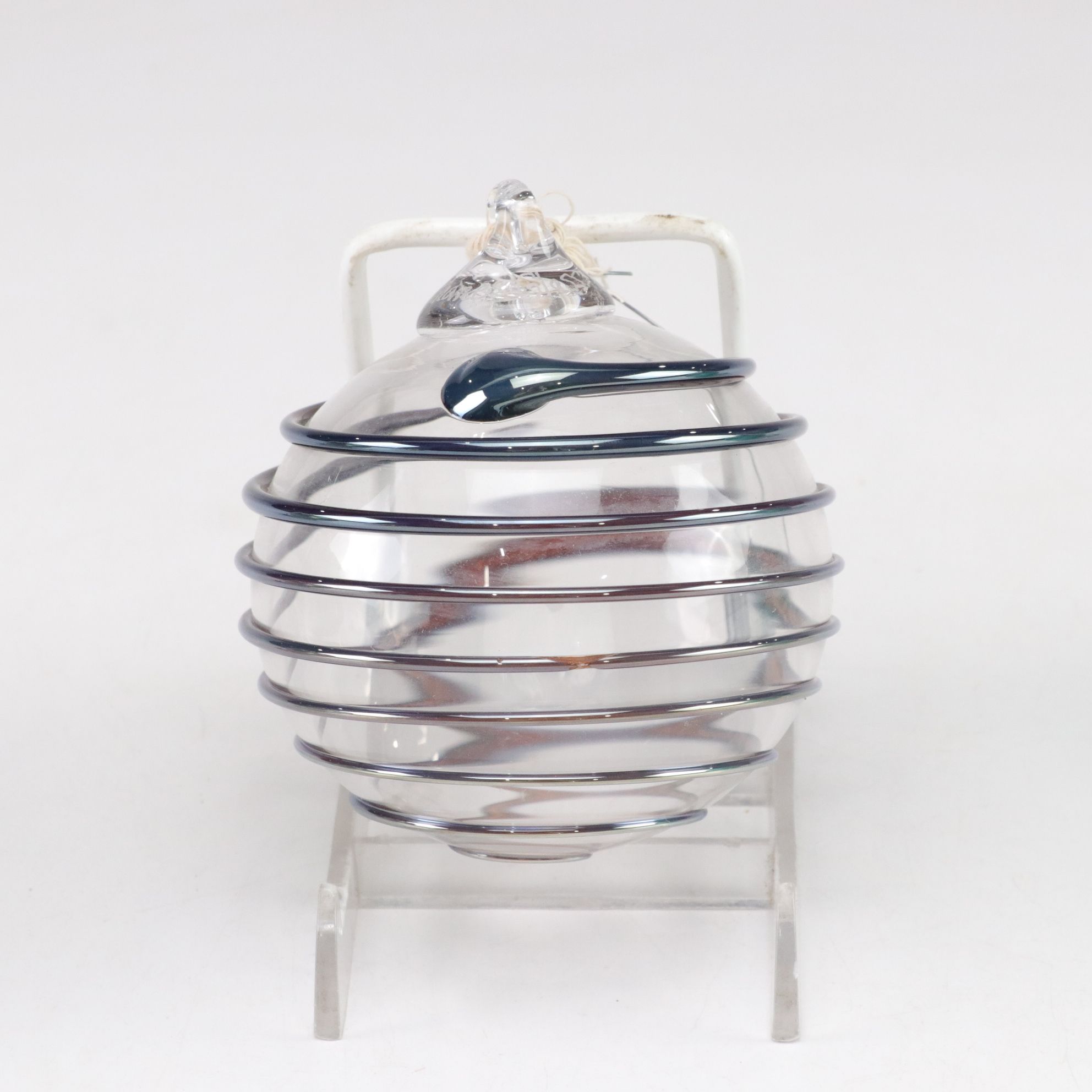 Metallic Swirl Glass Ornament by Thames Glass and More Artisan Crafted Ornaments