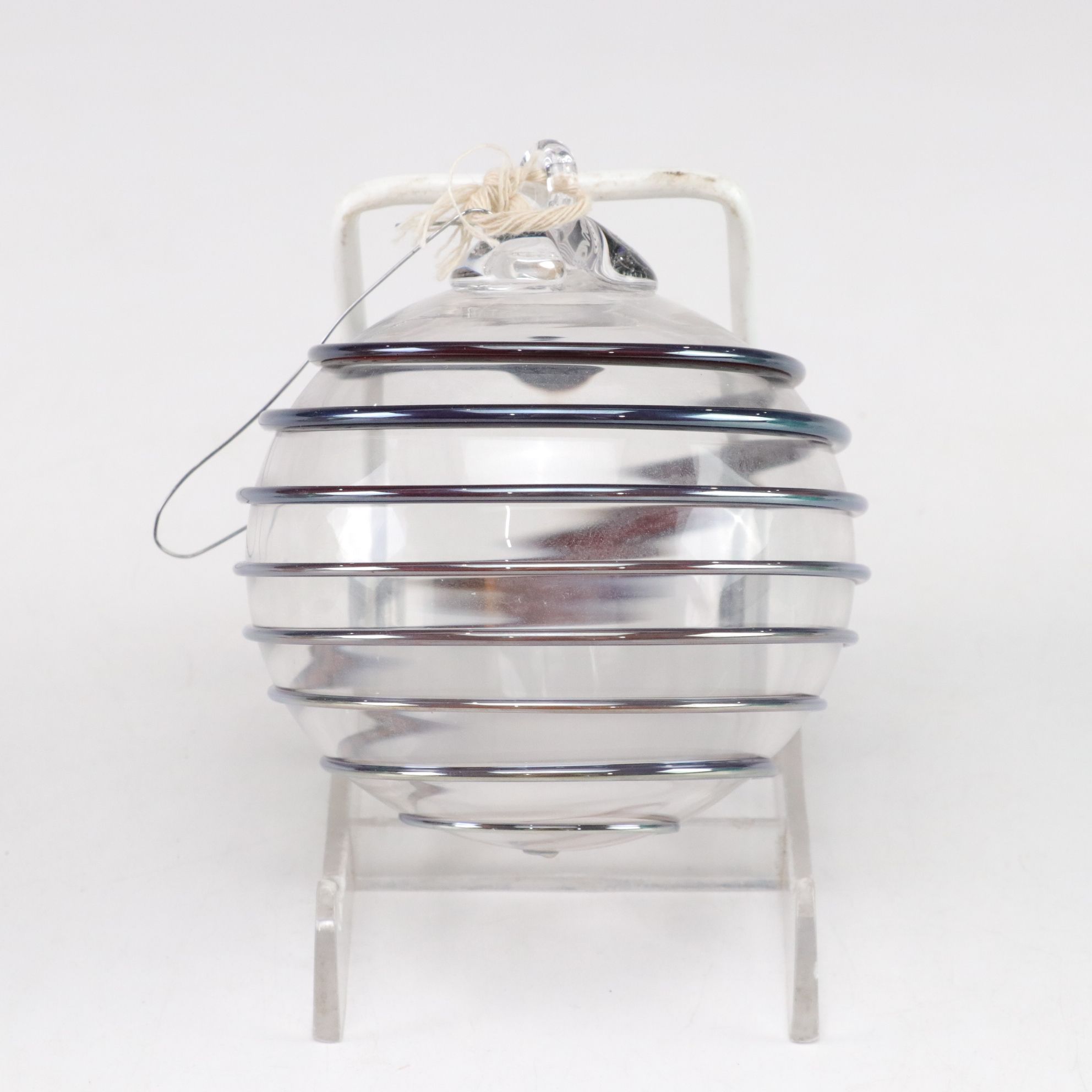 Metallic Swirl Glass Ornament by Thames Glass and More Artisan Crafted Ornaments