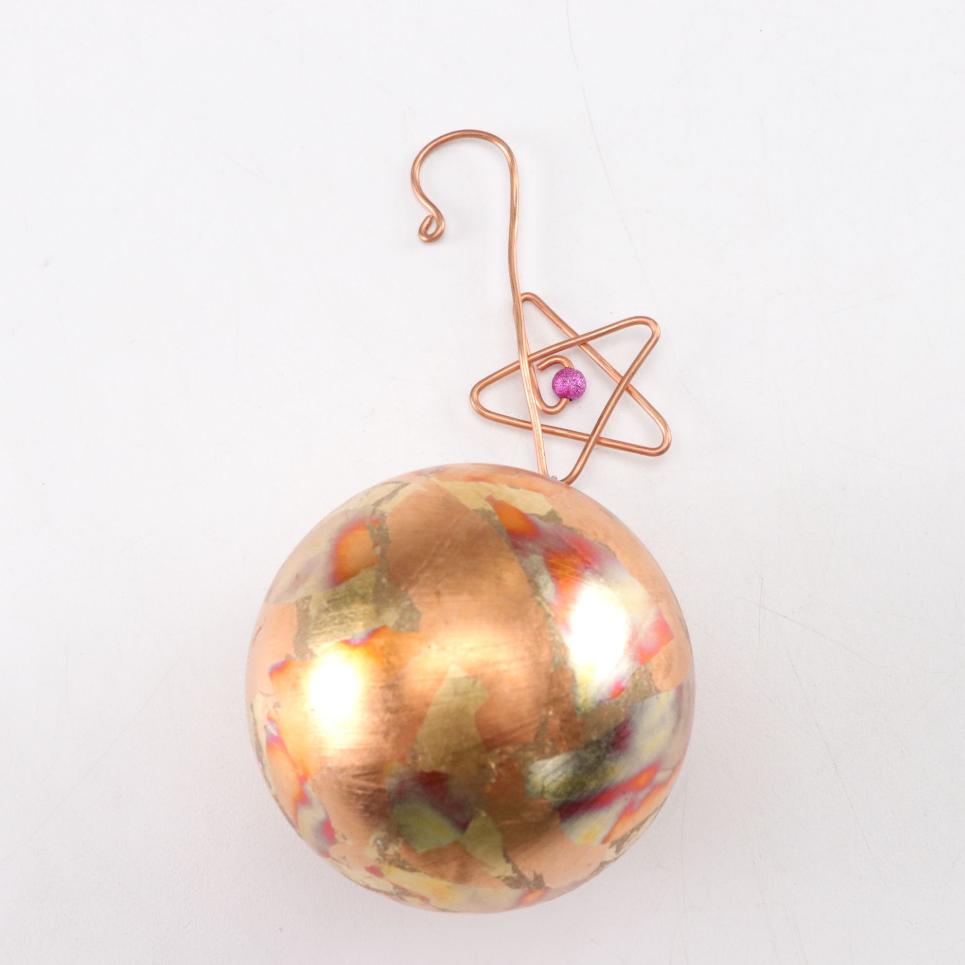 Metallic Swirl Glass Ornament by Thames Glass and More Artisan Crafted Ornaments