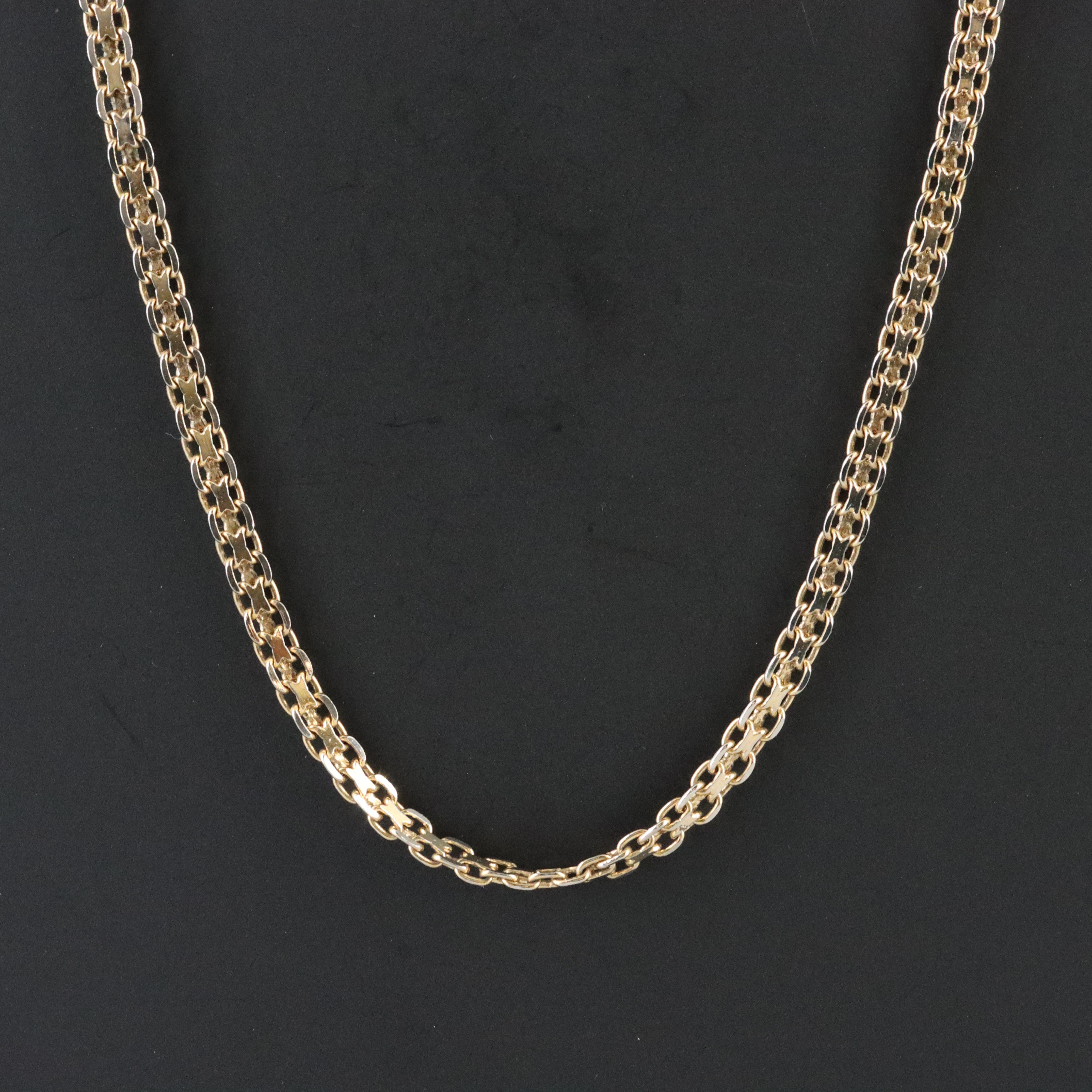 Sterling Bismark Chain Necklace