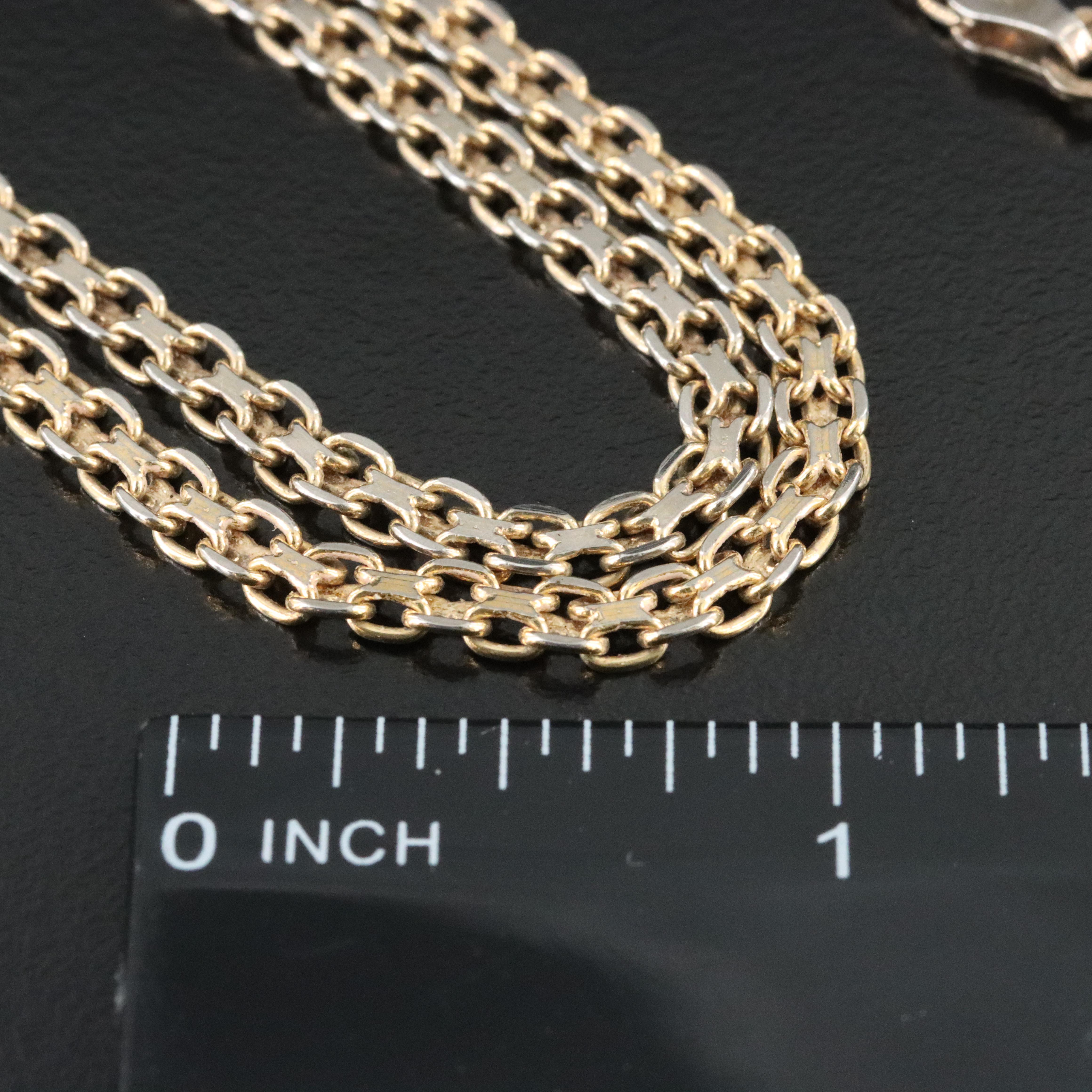 Sterling Bismark Chain Necklace
