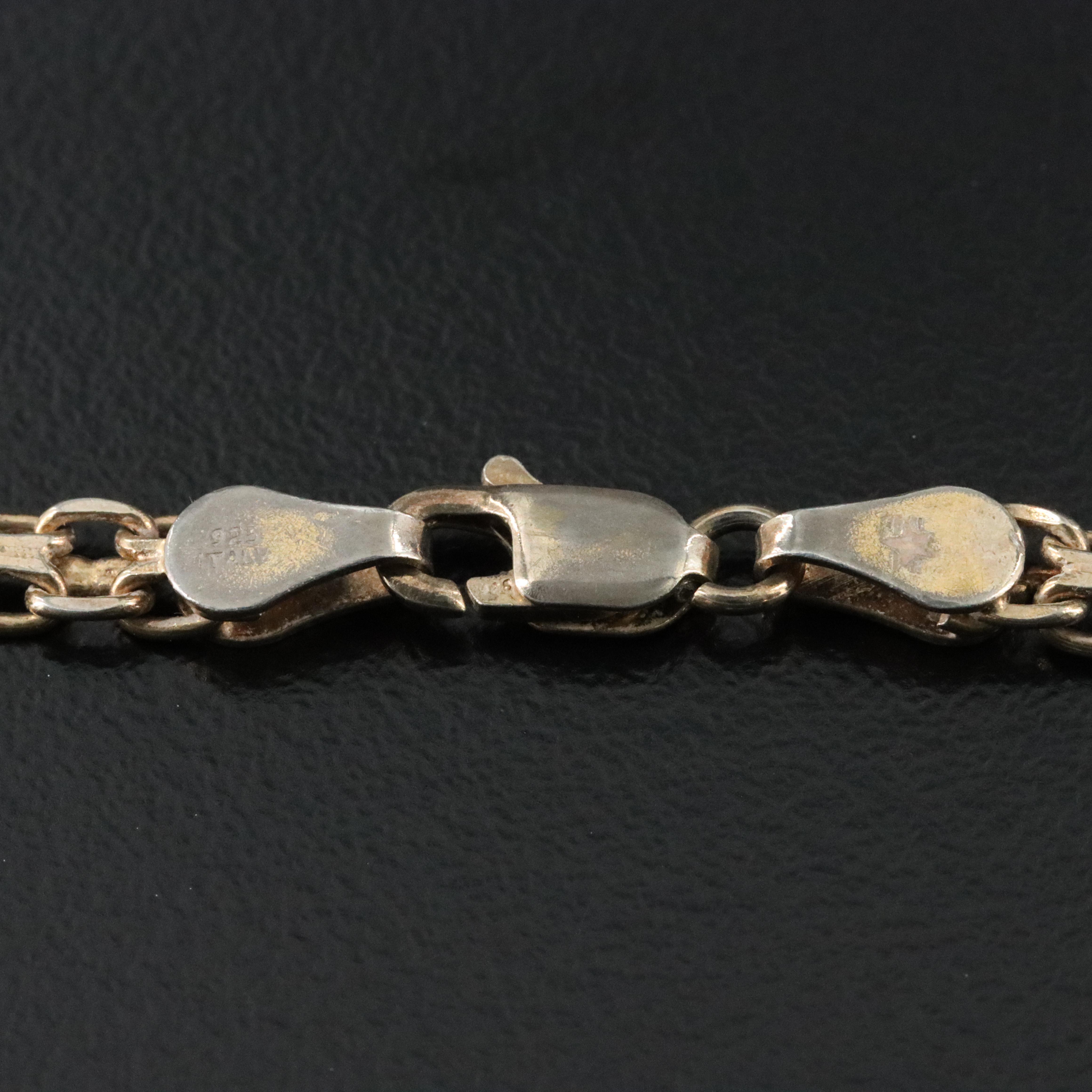Sterling Bismark Chain Necklace