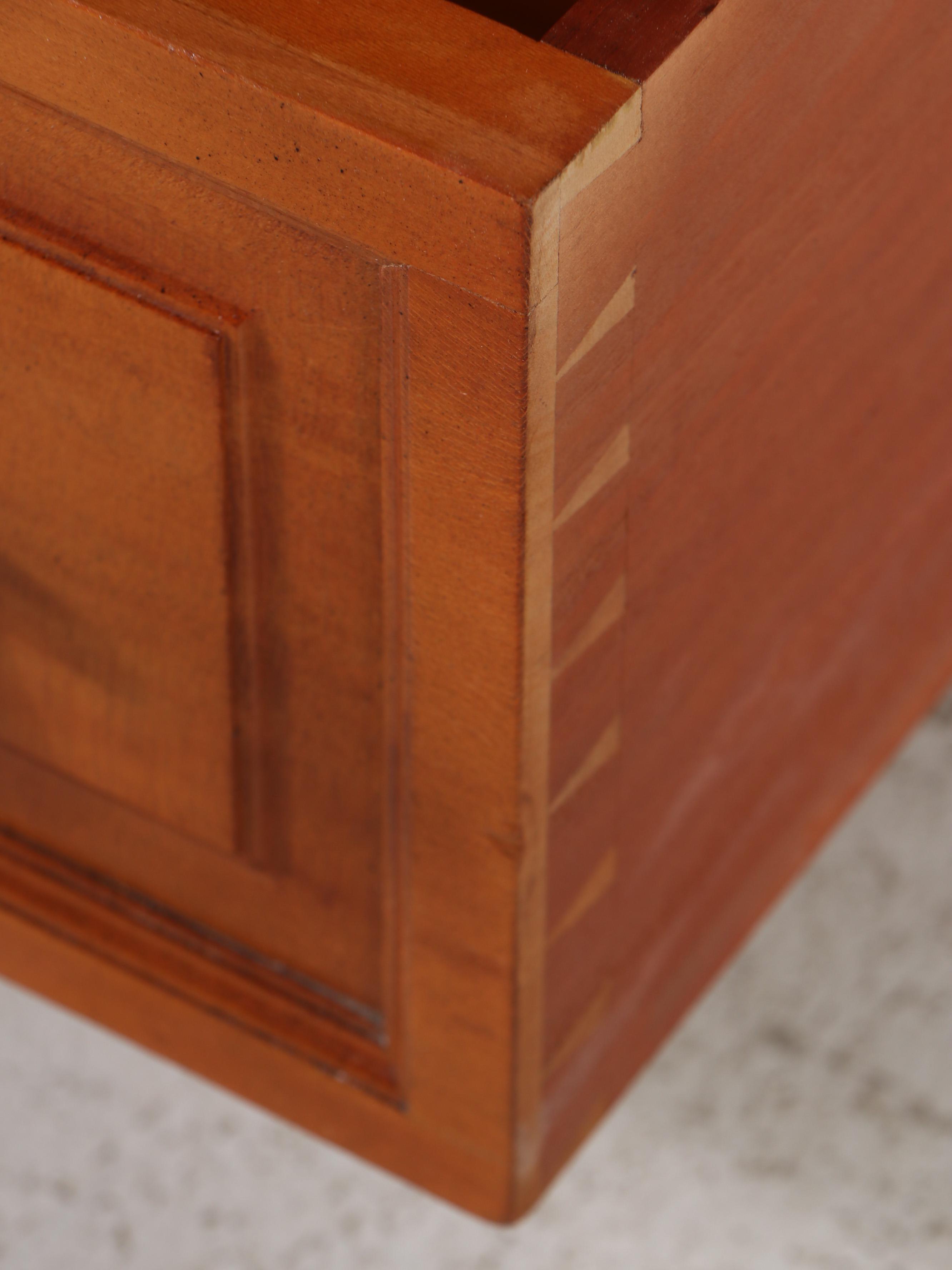 Edwardian Sycamore Two-Drawer Dresser, Early 20th Century