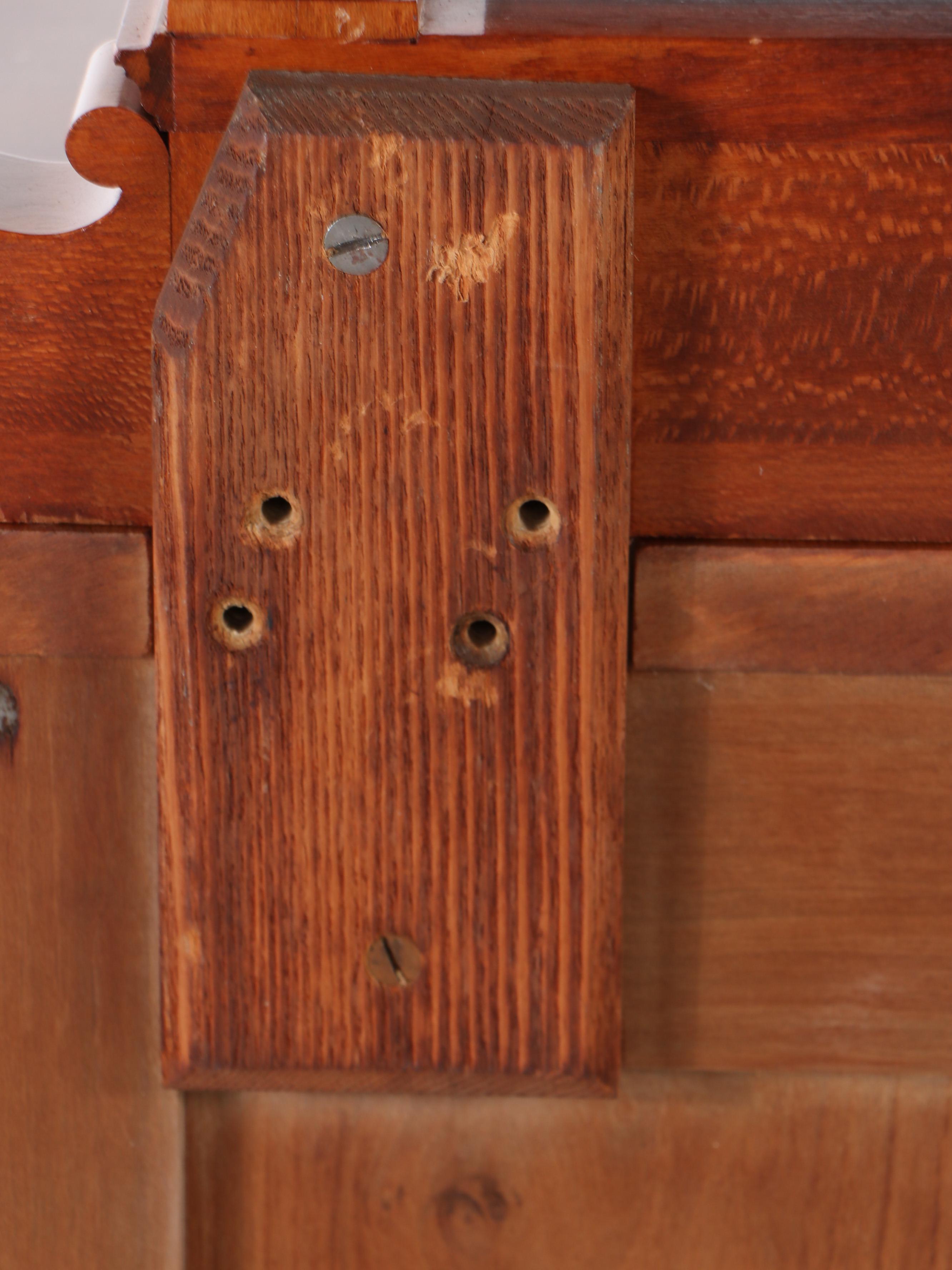 Edwardian Sycamore Two-Drawer Dresser, Early 20th Century
