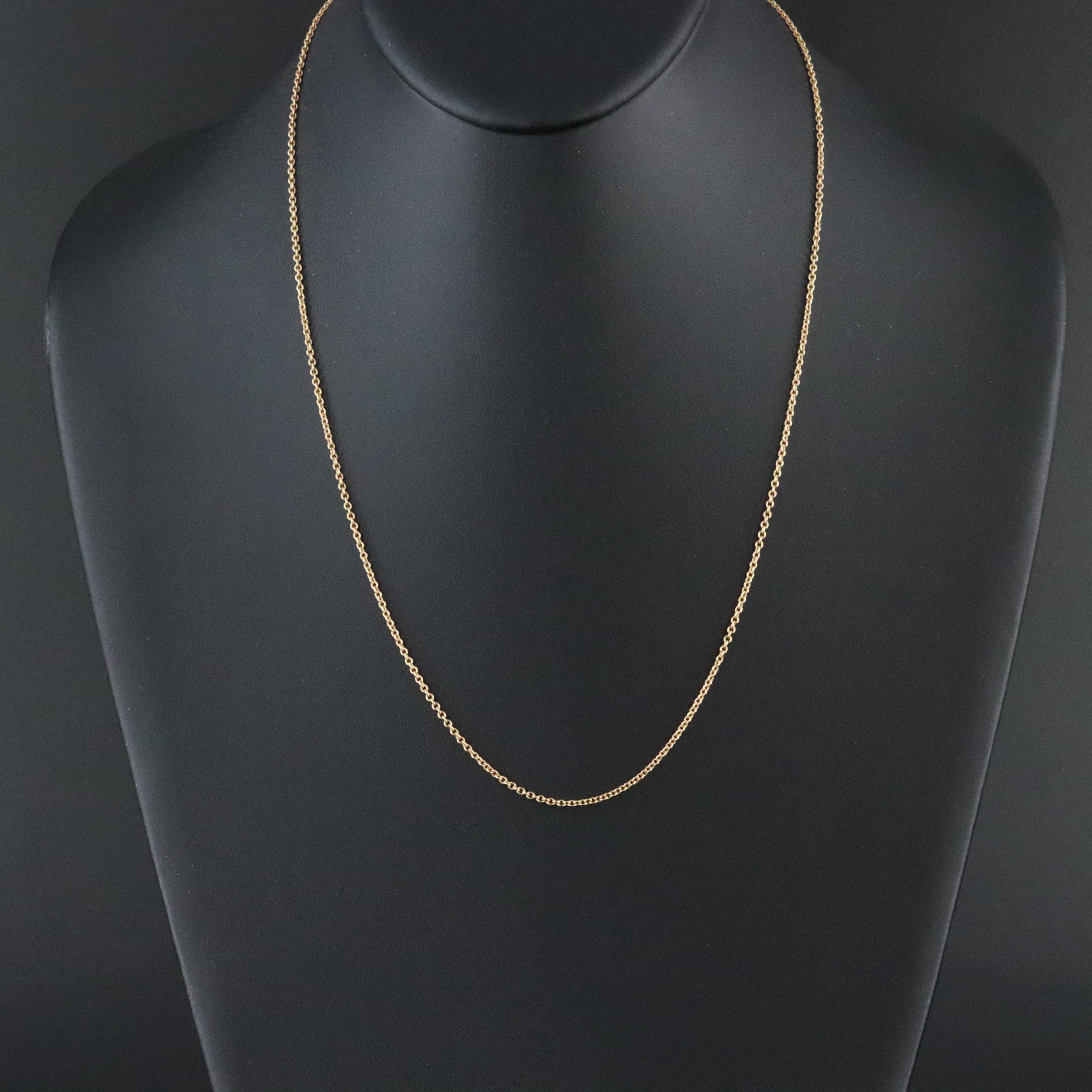 14K Cable Chain Necklace