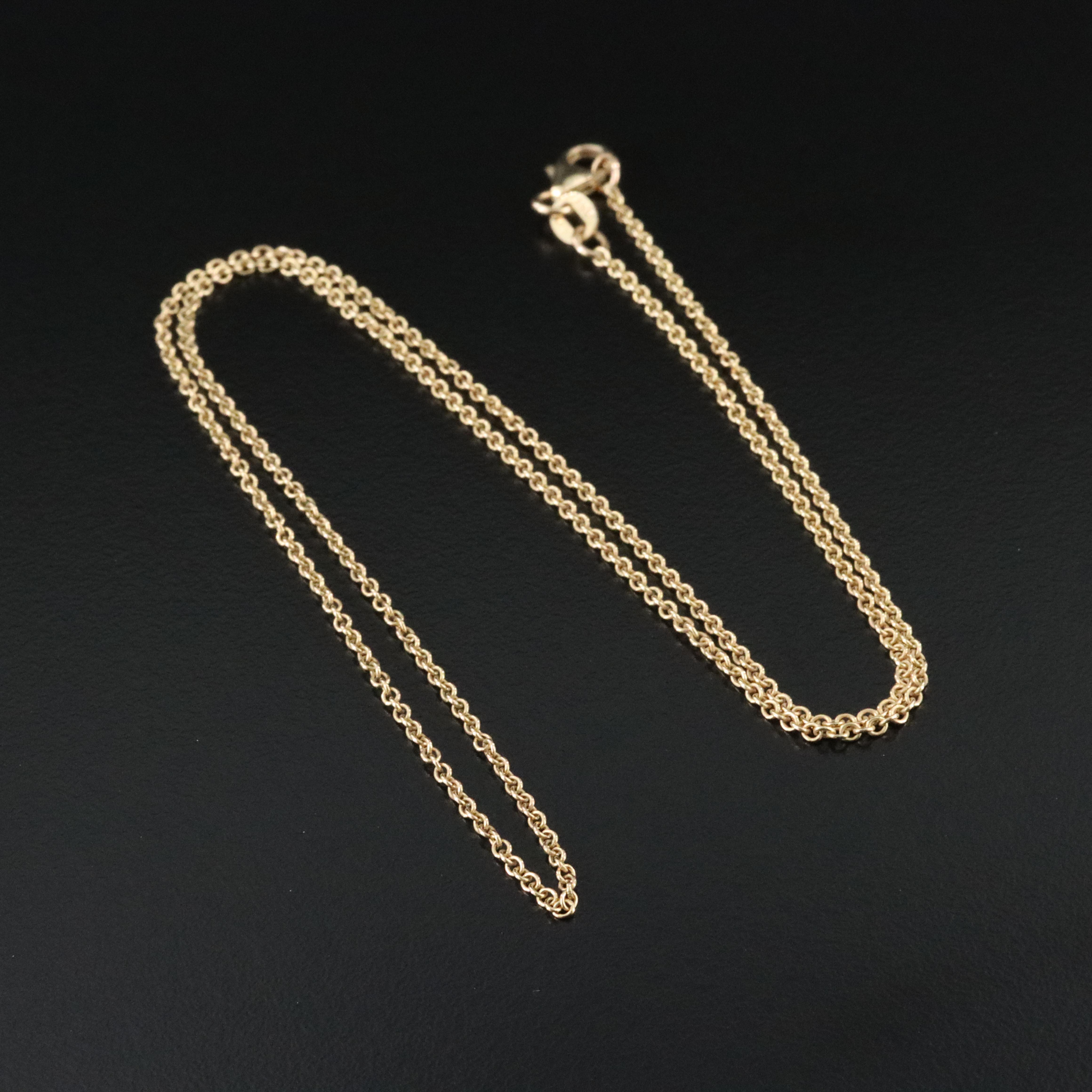 14K Cable Chain Necklace