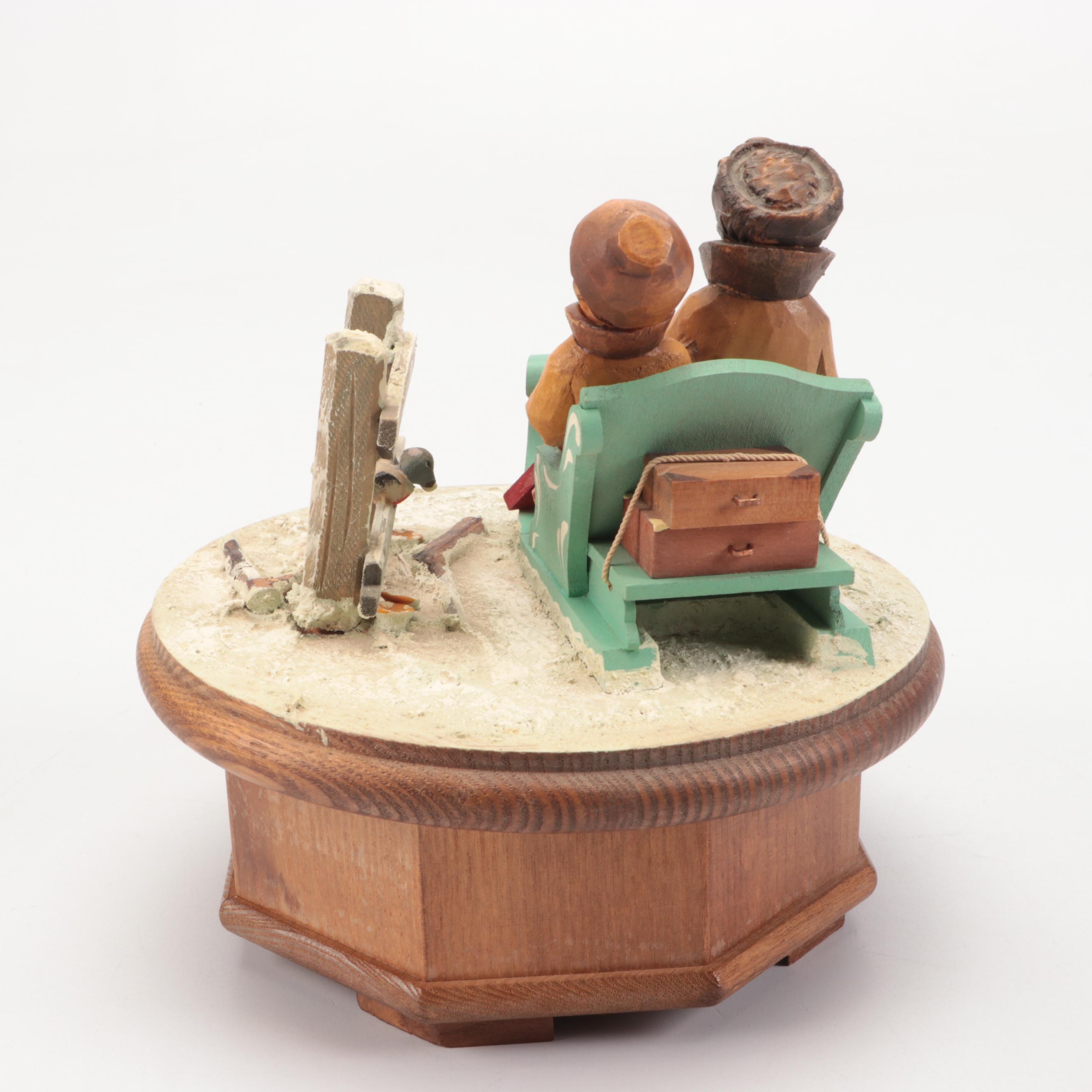 ANRI and Other Carved Wooden Musical Figurines