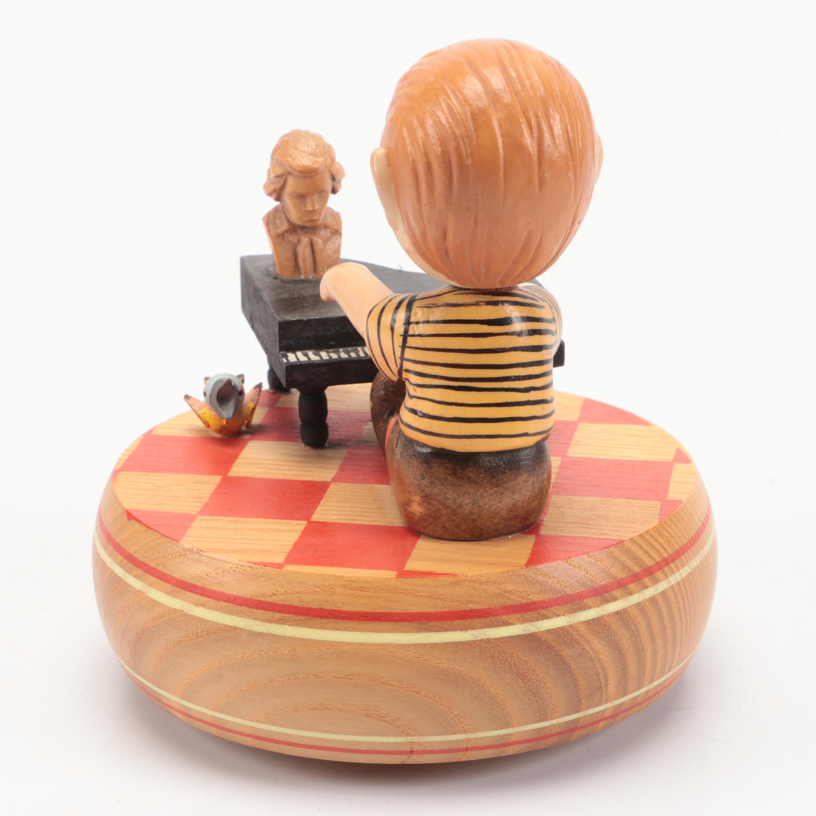 ANRI and Other Carved Wooden Musical Figurines