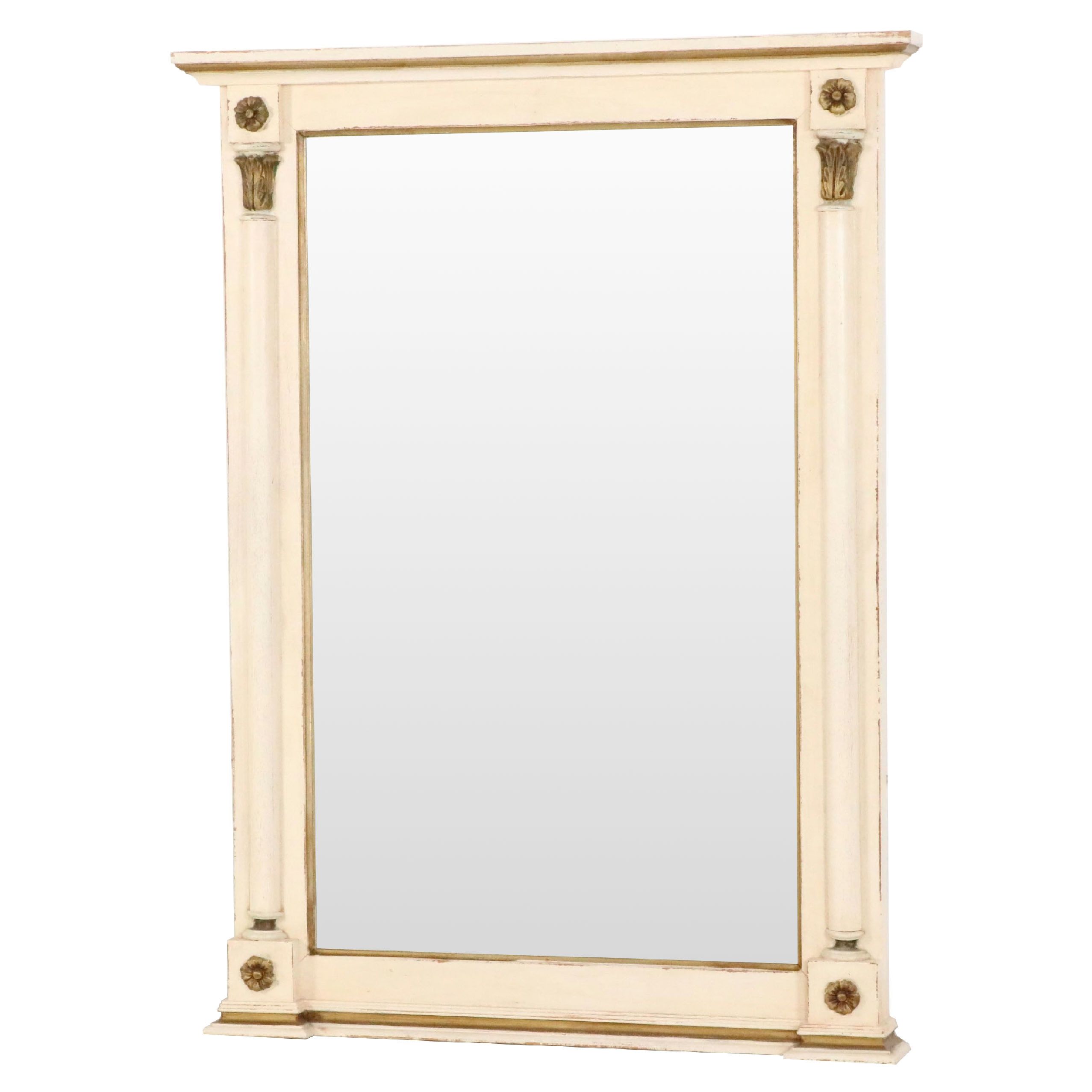 Buying & Design Italian Neoclassical Style Wooden Wall Mirror