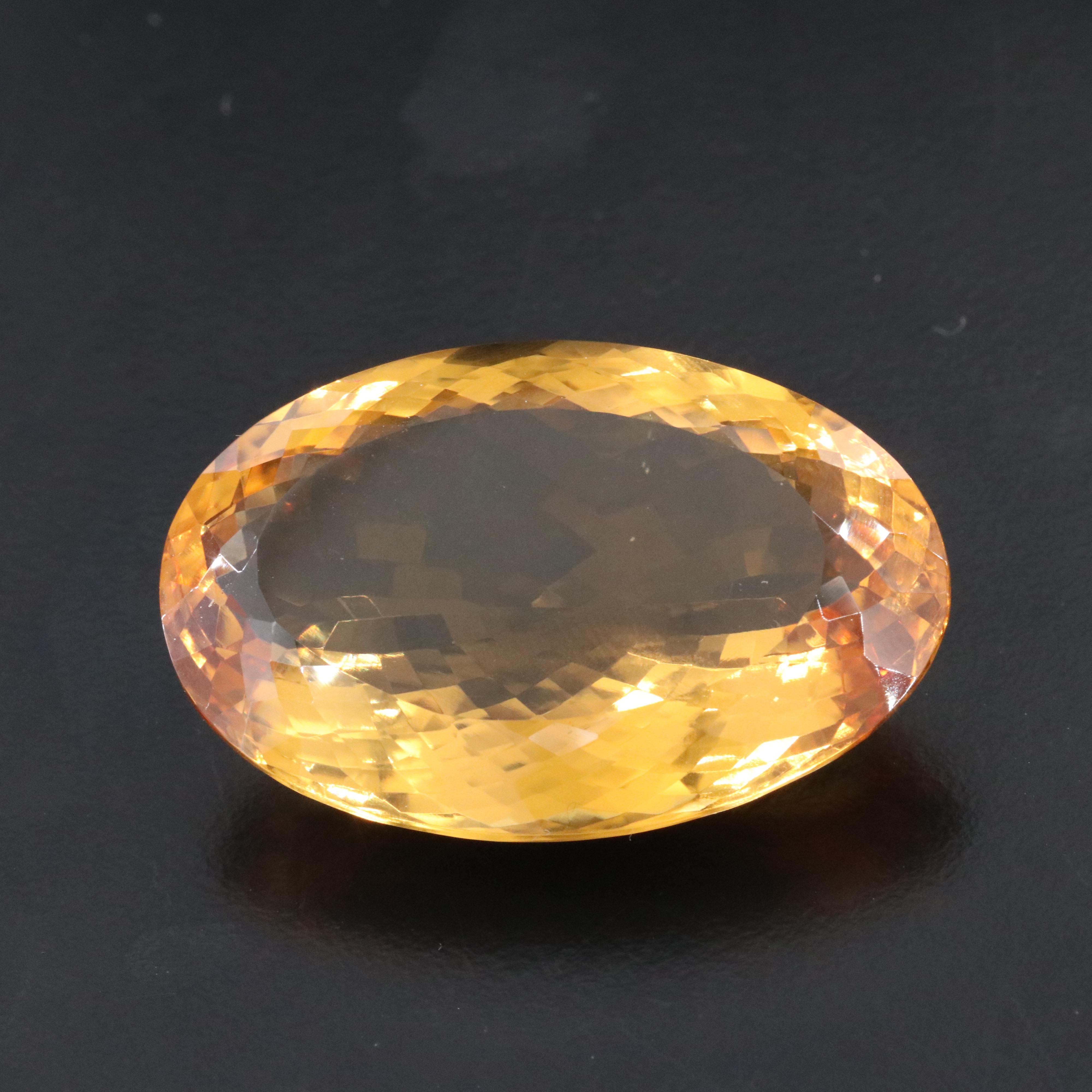 Loose 95.52 CT Citrine