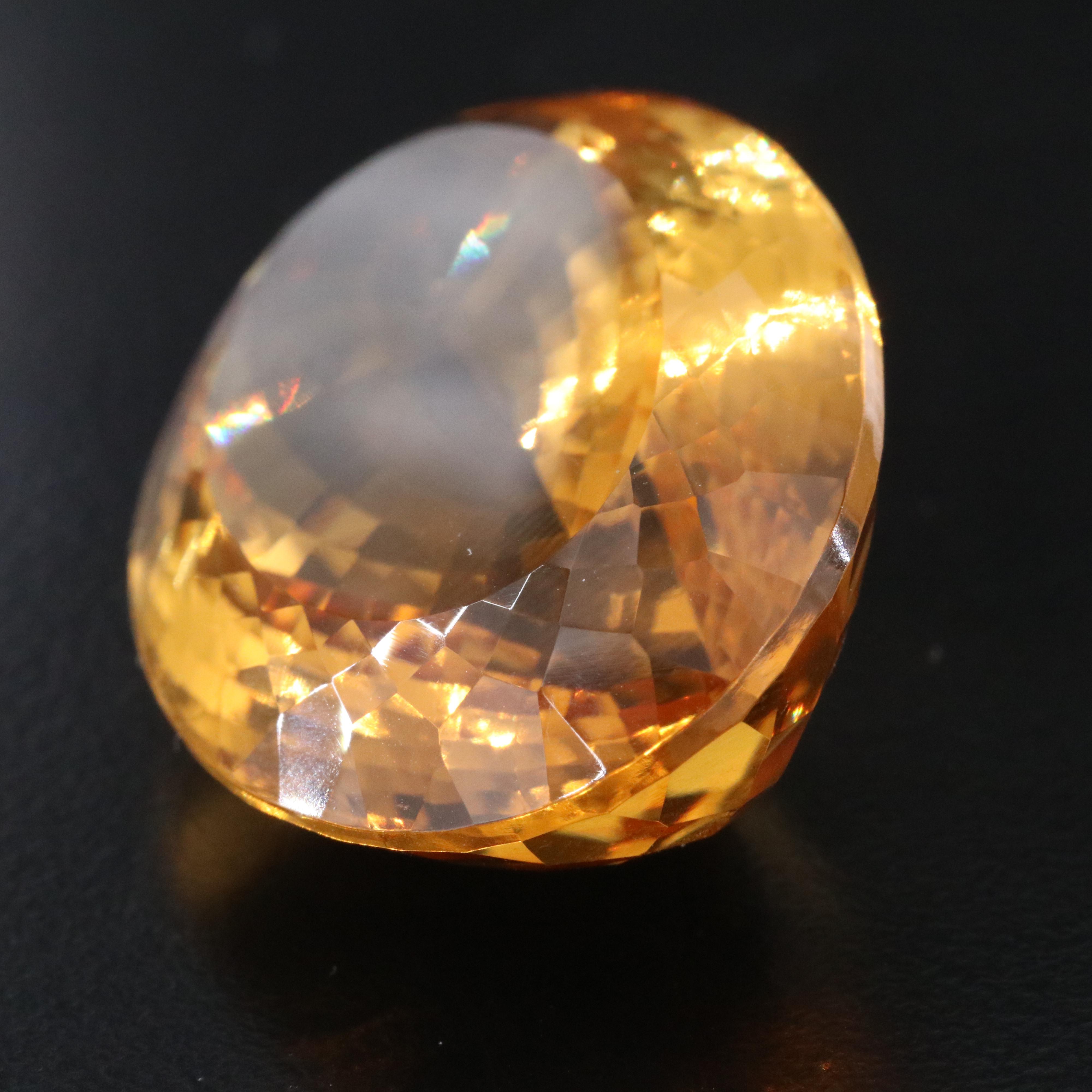 Loose 95.52 CT Citrine