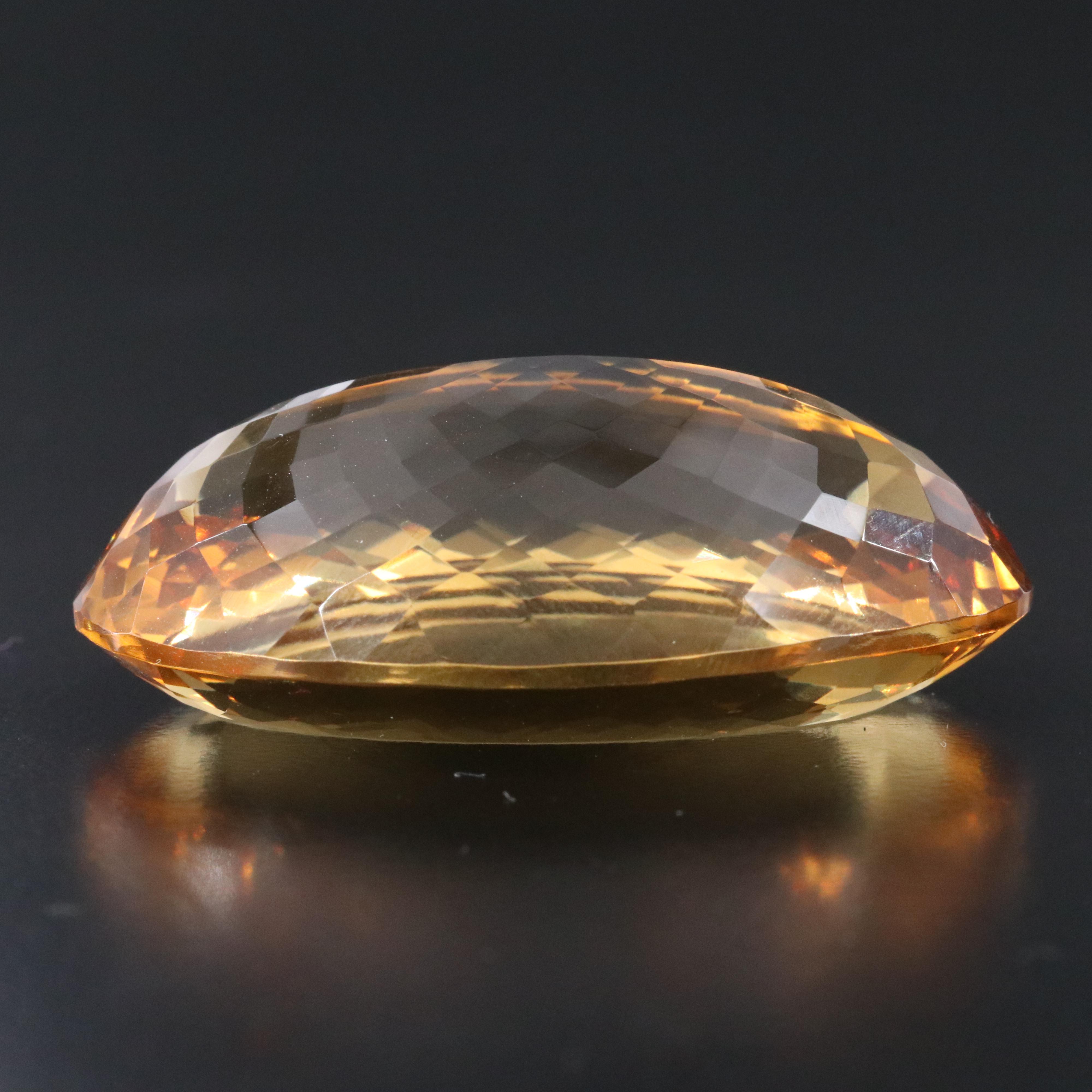 Loose 95.52 CT Citrine
