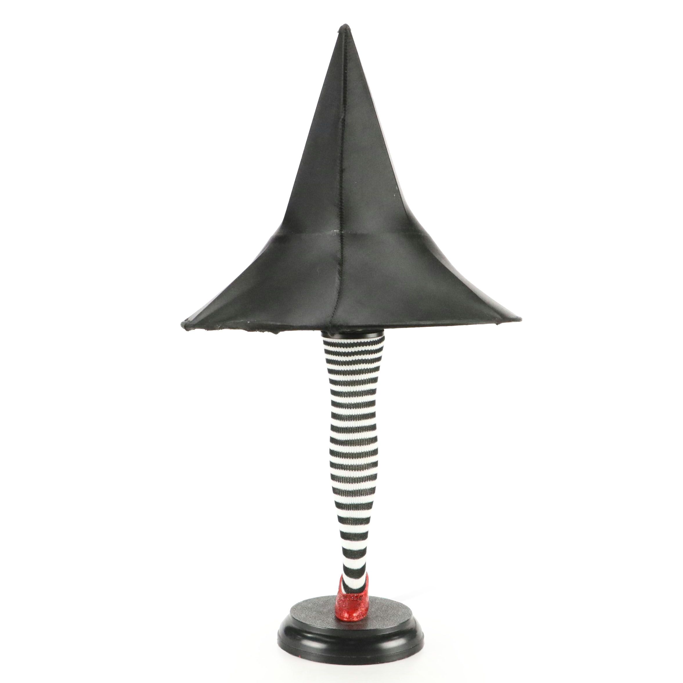 "The Wizard of Oz" Wicked Witch of the East Leg Lamp with Fabric Shade, 2013