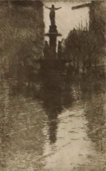 Collection of Halftone Prints After Edward Timothy Hurley Etchings