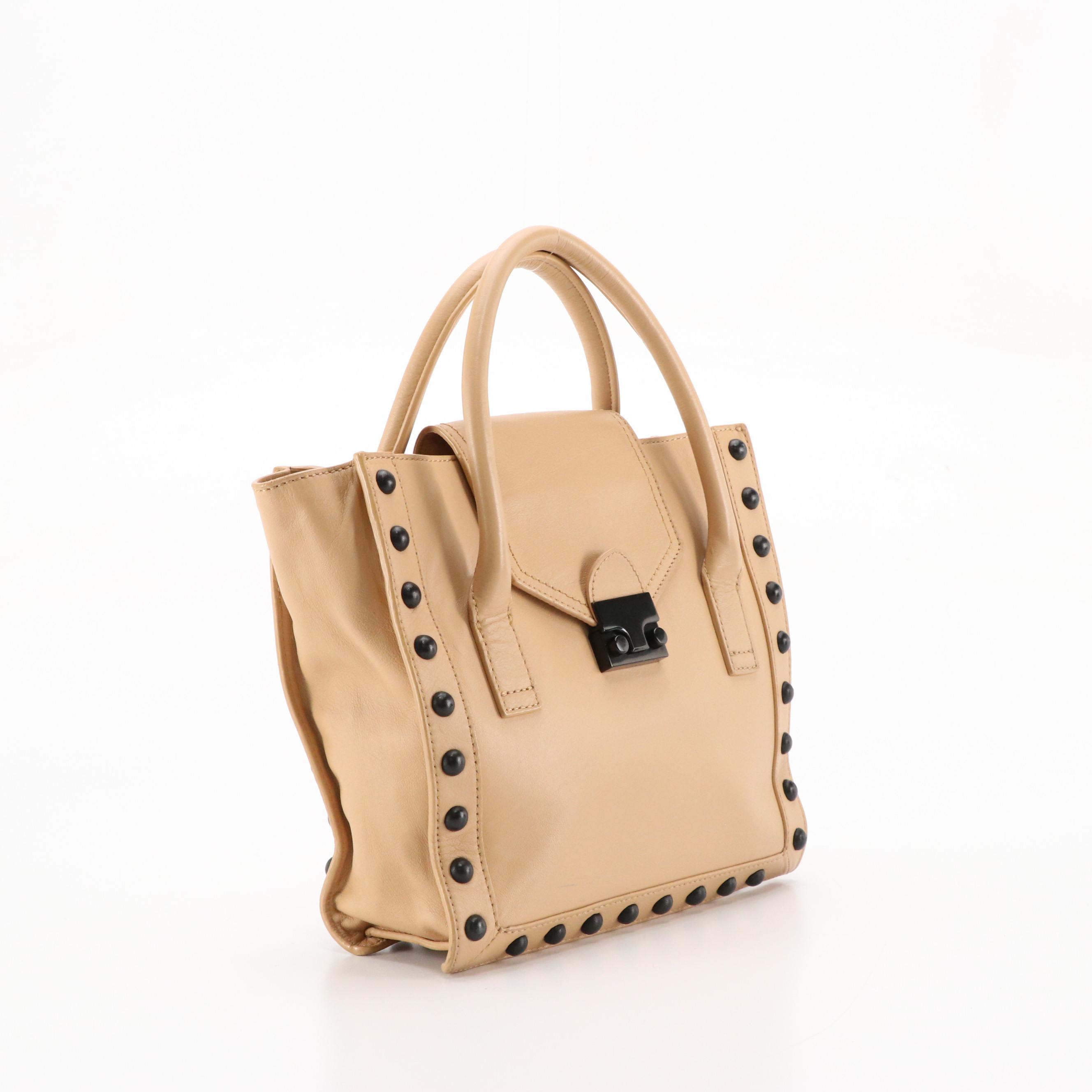 Loeffler Randall Beige Leather Junior Two Way Work Tote, Michael Kors Bucket Bag