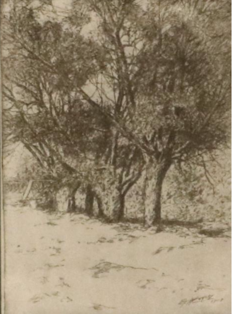 Collection of Halftone Prints After Edward Timothy Hurley Etchings