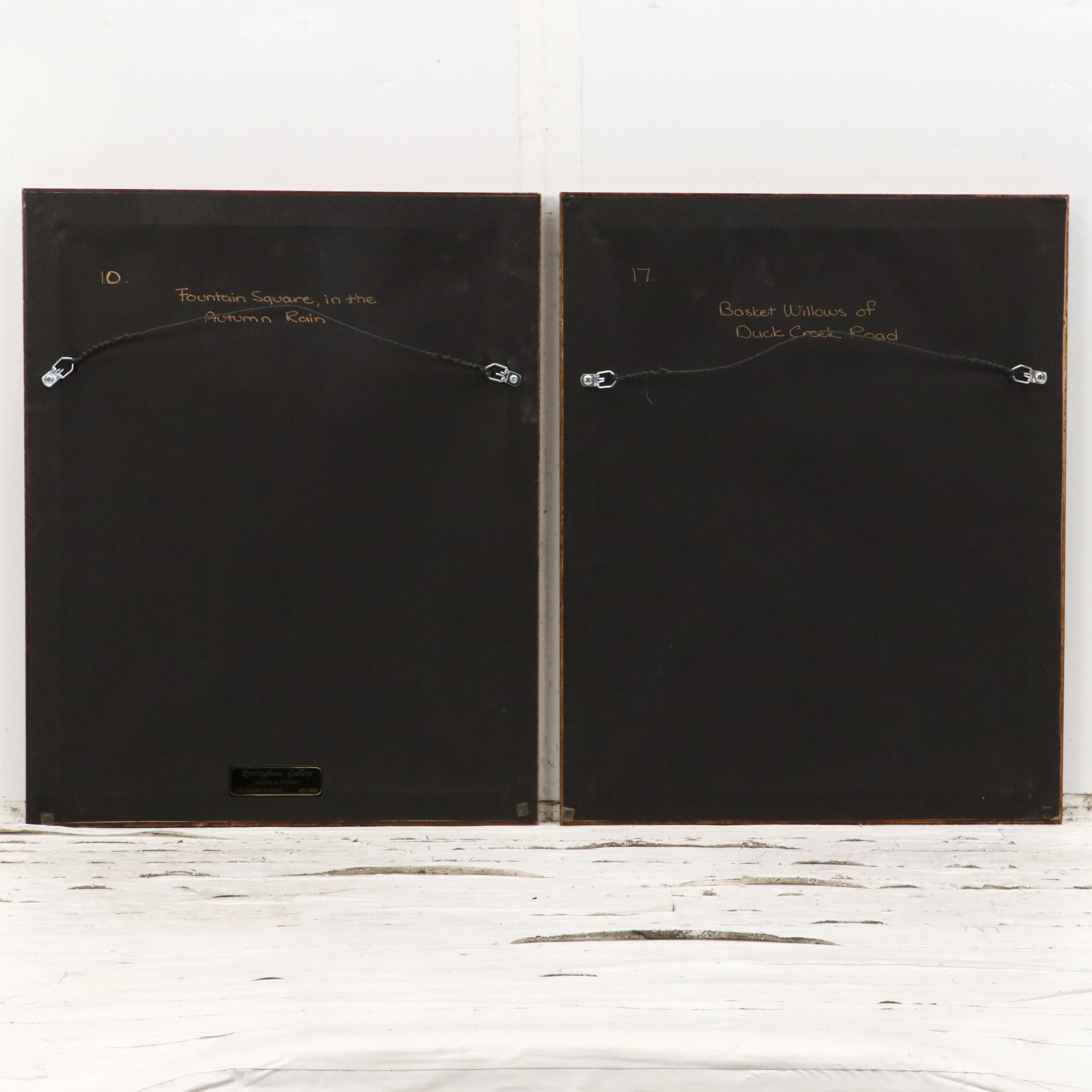 Collection of Halftone Prints After Edward Timothy Hurley Etchings