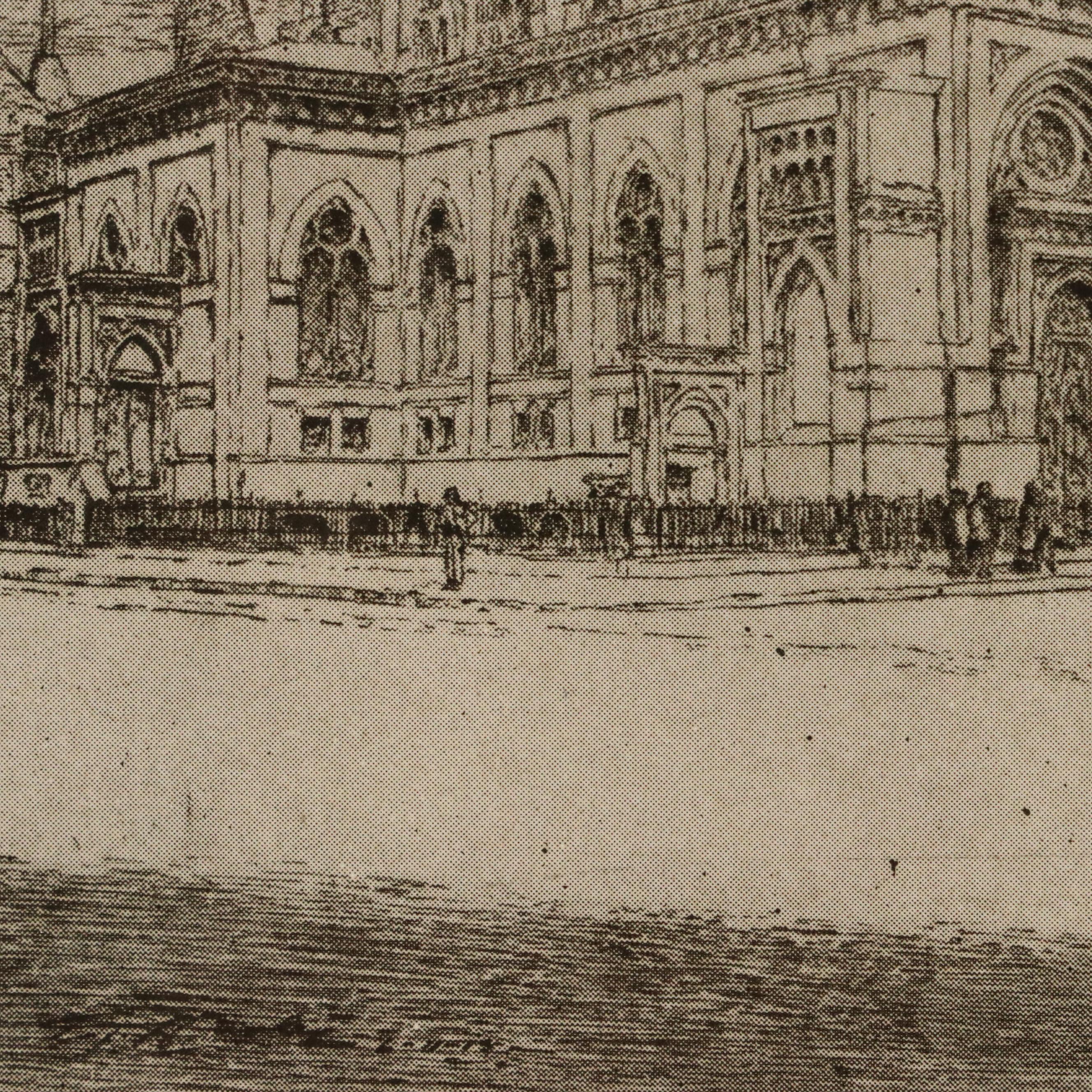 Collection of Halftone Prints After Edward Timothy Hurley Etchings