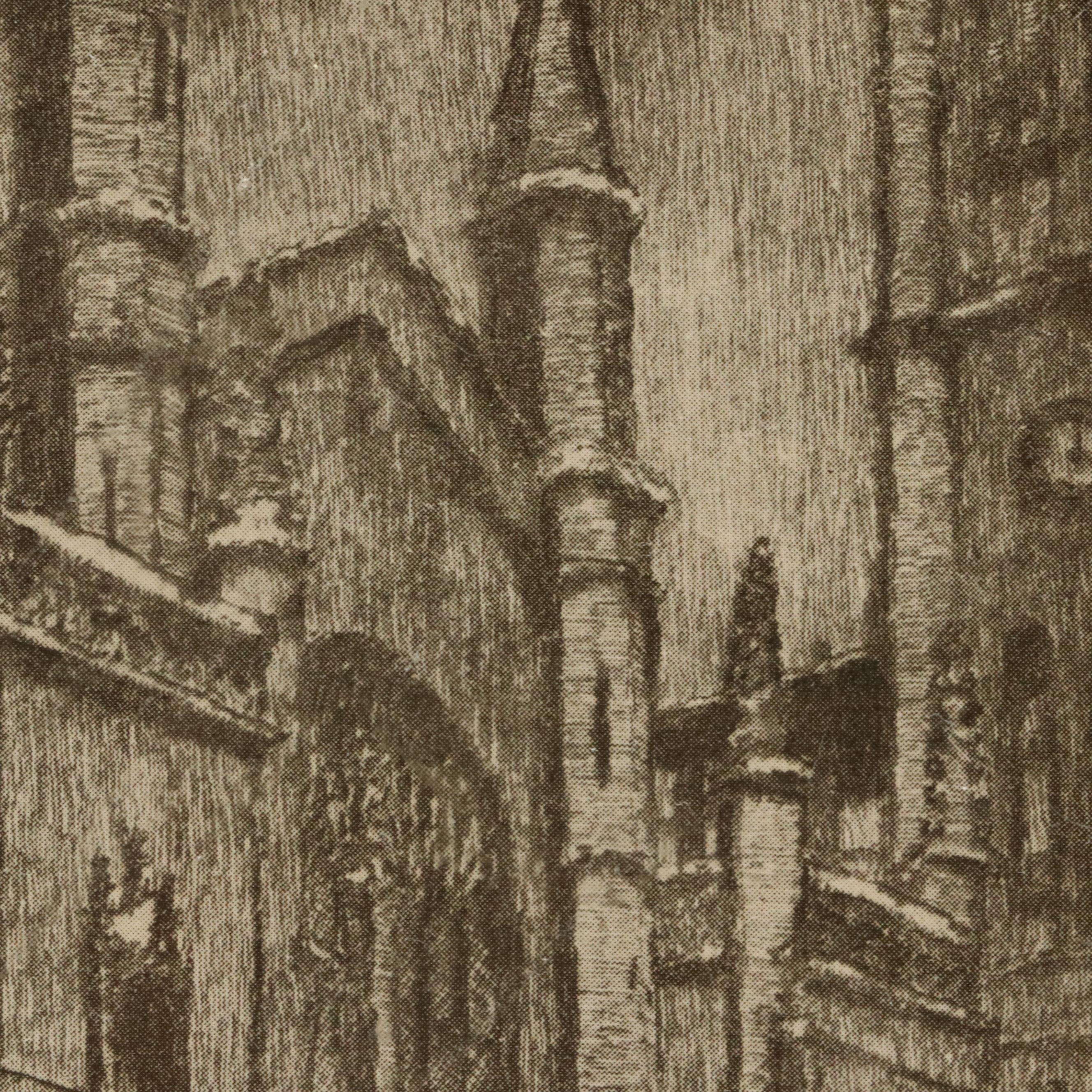 Collection of Halftone Prints After Edward Timothy Hurley Etchings