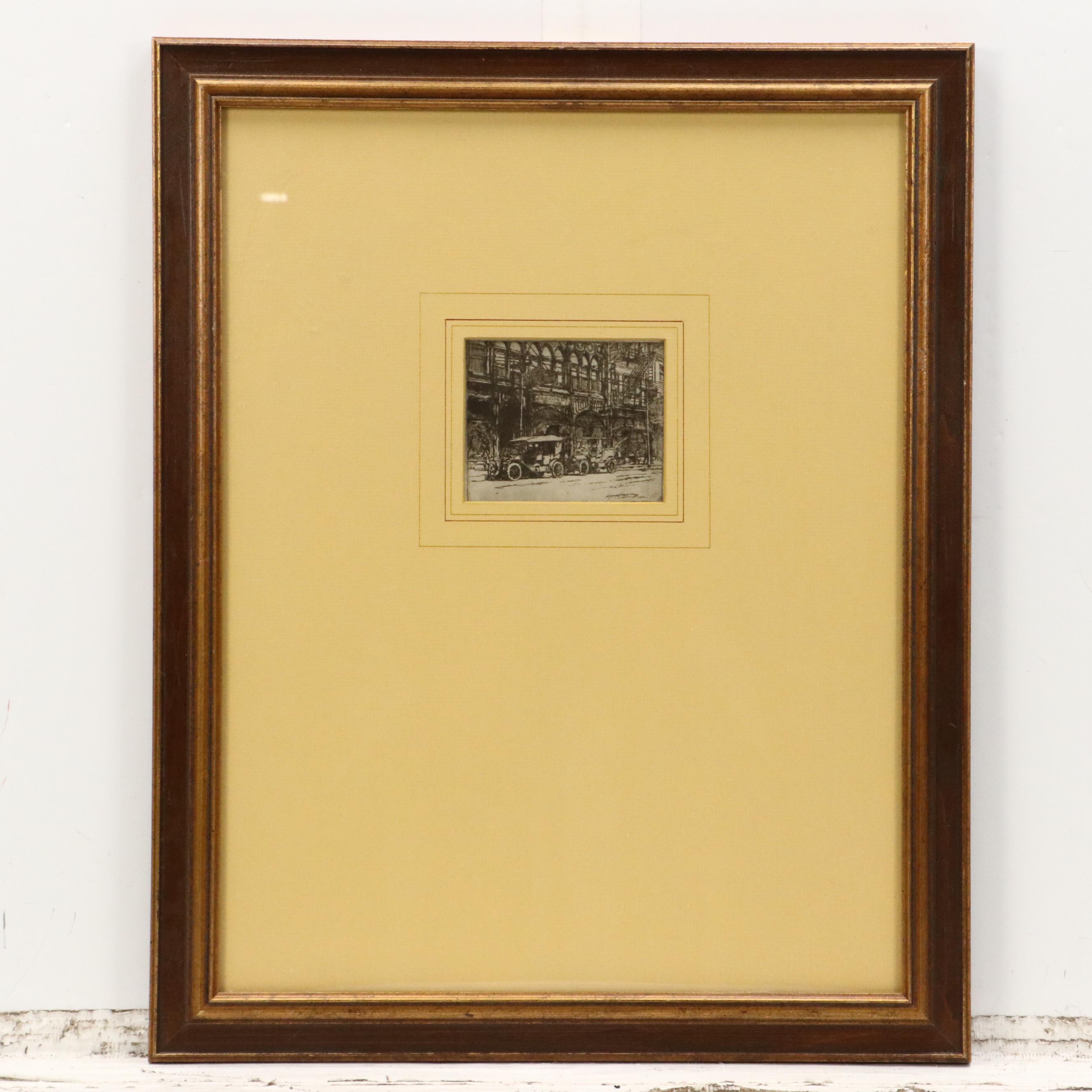 Collection of Halftone Prints After Edward Timothy Hurley Etchings