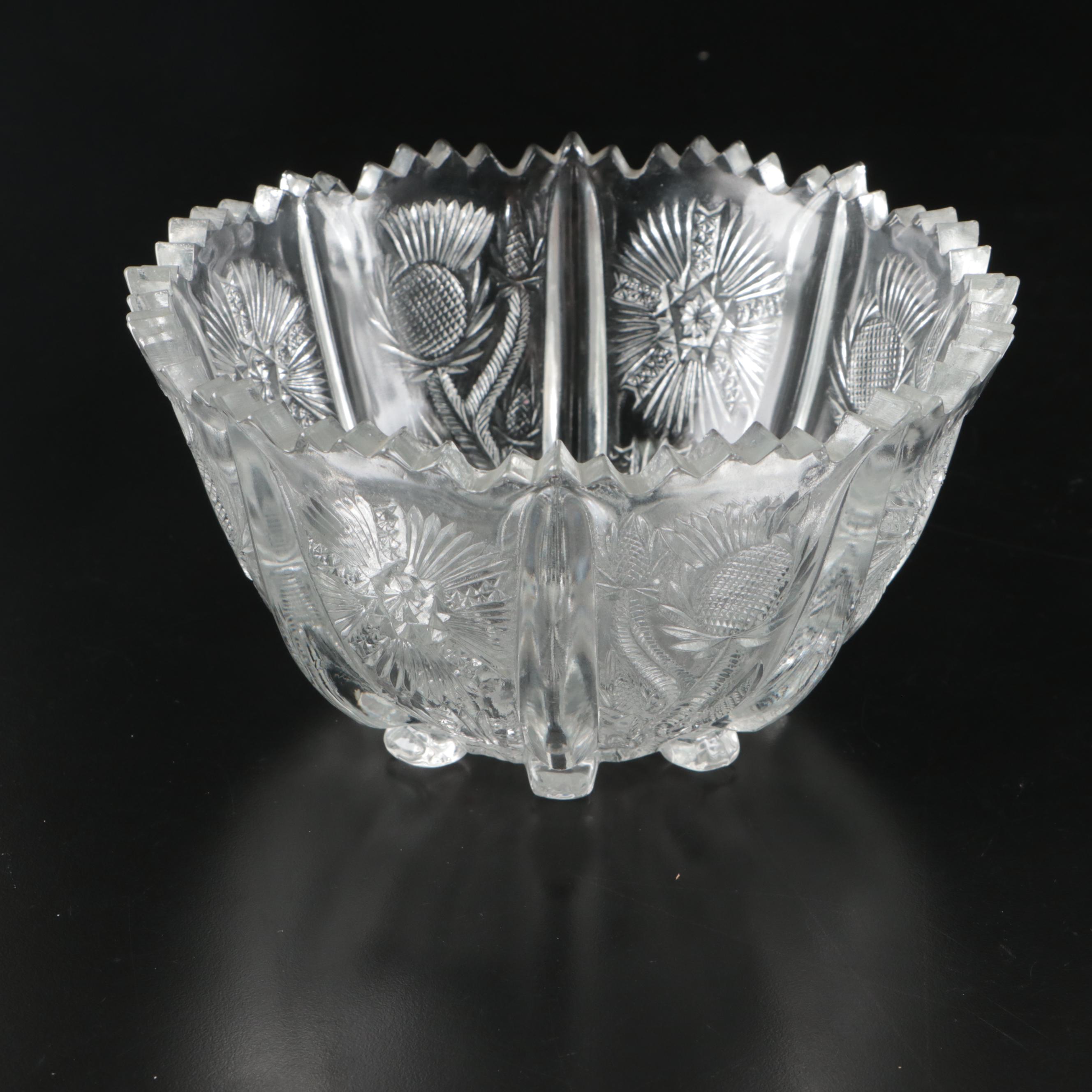 Avon Glass Bowl, Glass Cruet, Crystal Shakers, and More Table Accessories